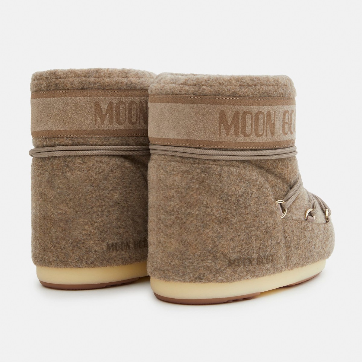 80D1409590-L017 Moon Boot Icon Low Felt Beige Melange