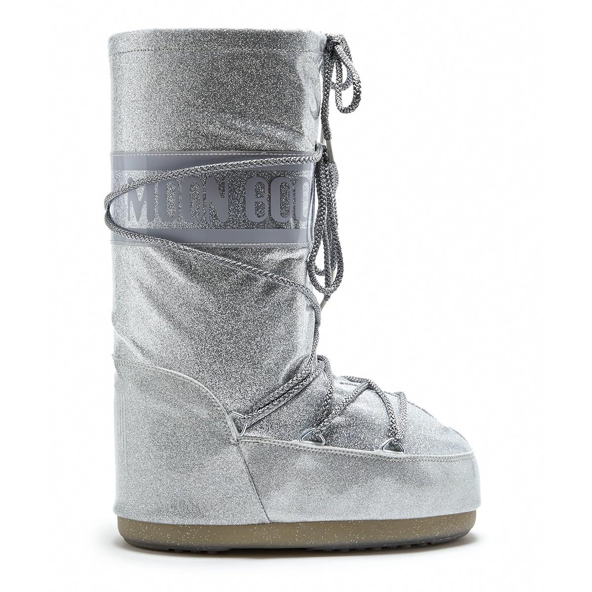 Kadın Bot (Kar) 80D1402850-H001 Moon Boot Icon Glitter Silver