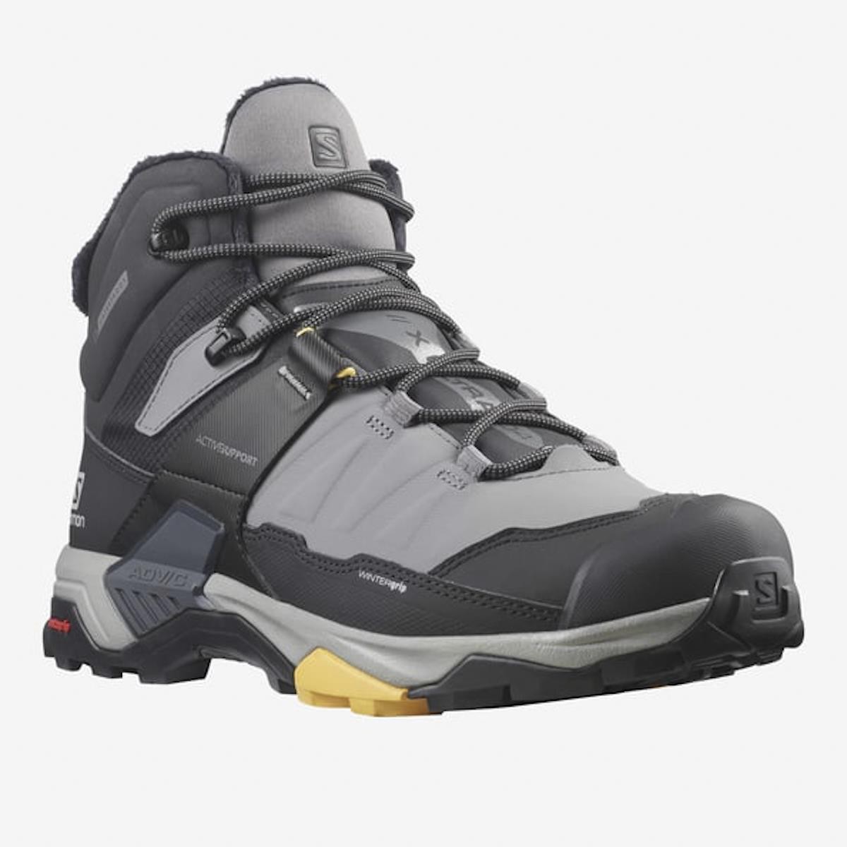 Erkek Bot L41355200 SALOMON X ULTRA 4 MID WINTER Quiet Shade-Black-Warm Apricot