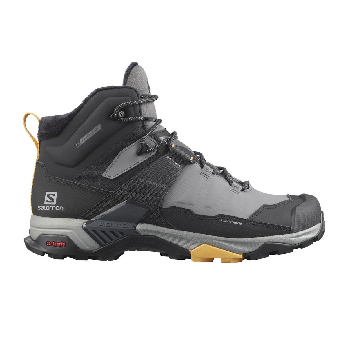 Erkek Bot L41355200 SALOMON X ULTRA 4 MID WINTER Quiet Shade-Black-Warm Apricot