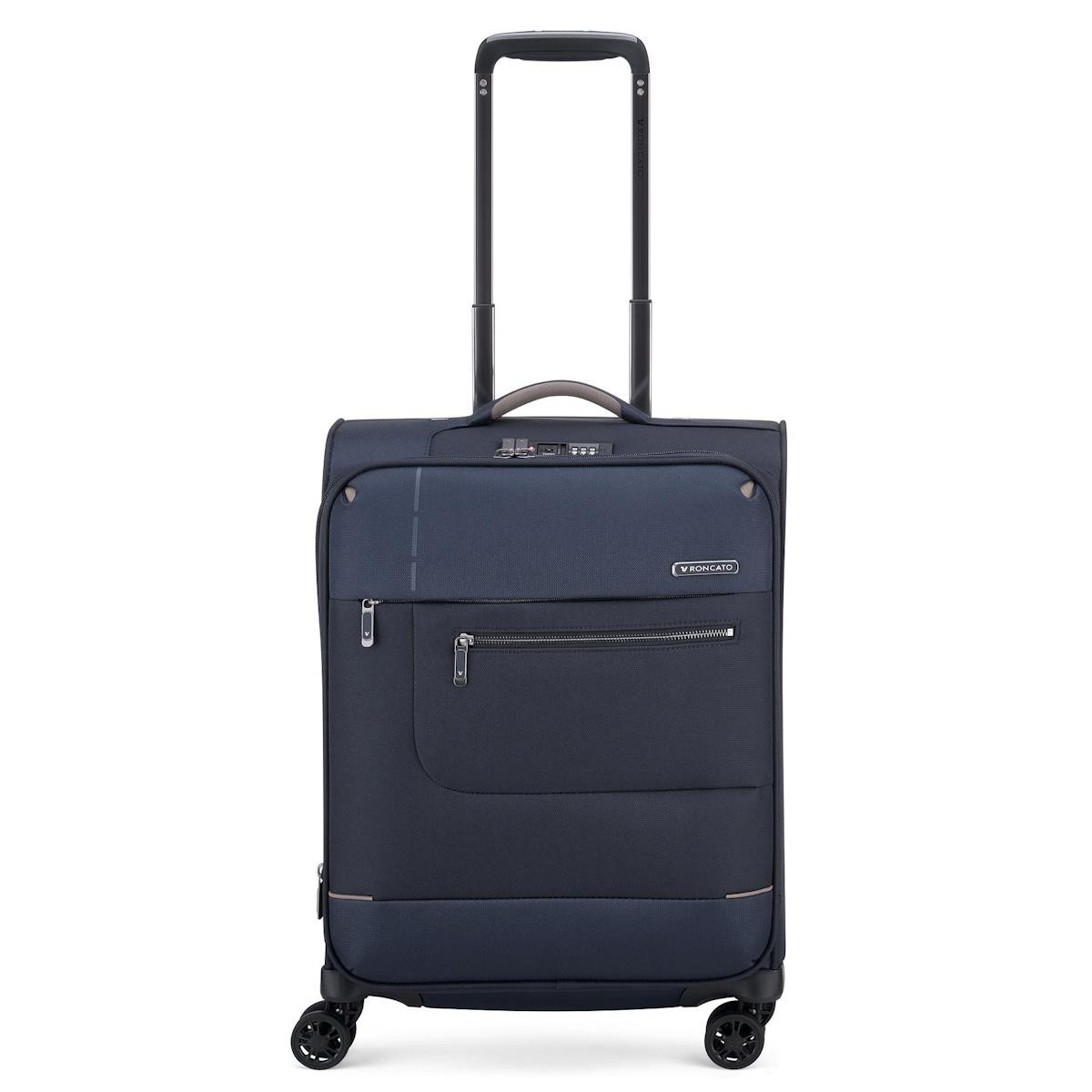 Unisex Valiz 41527323 Roncato Trolley Cabına 4R 55-20 Exp. Sıdetrack Blu Notte