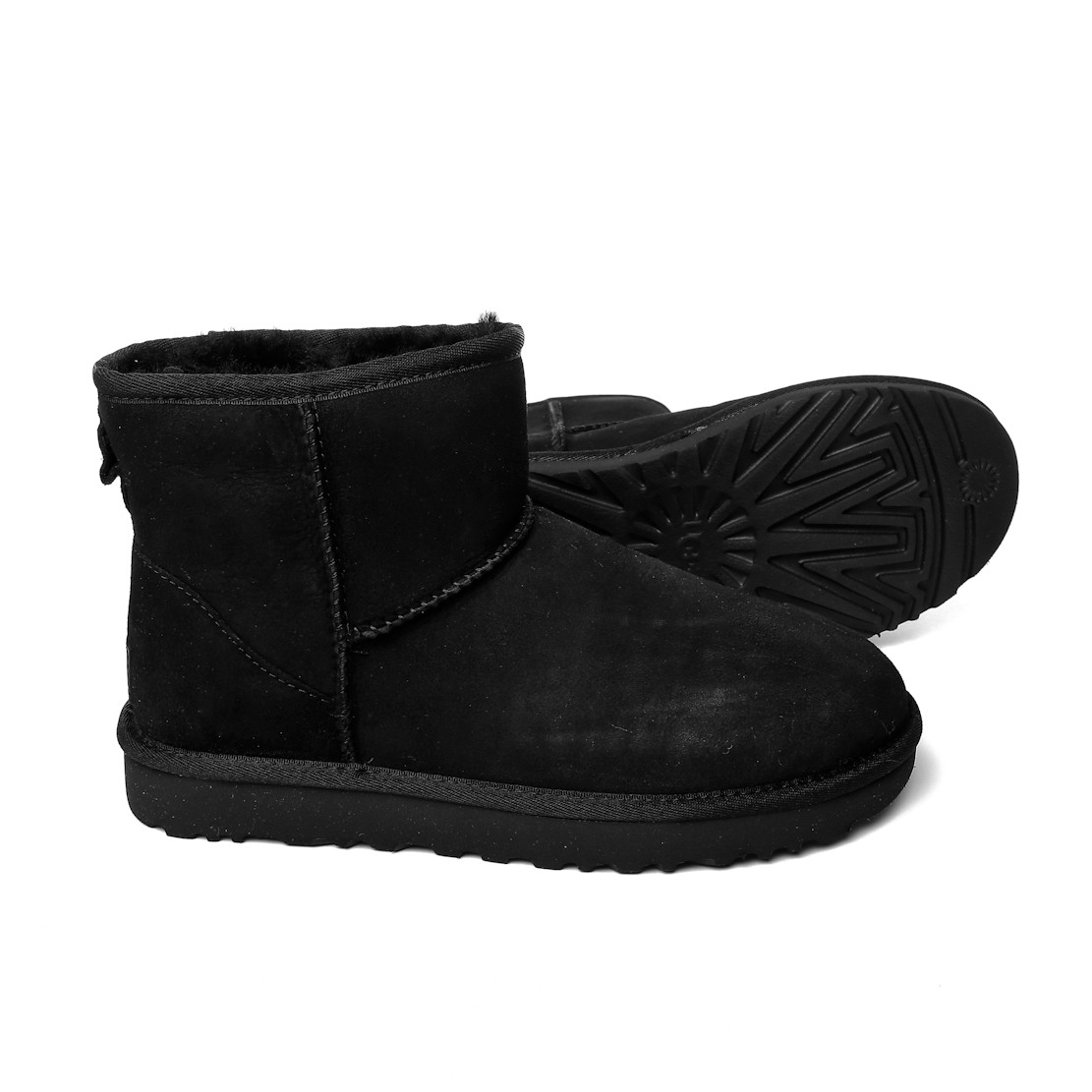 1016222 UGG W CLASSIC MINI II BLACK