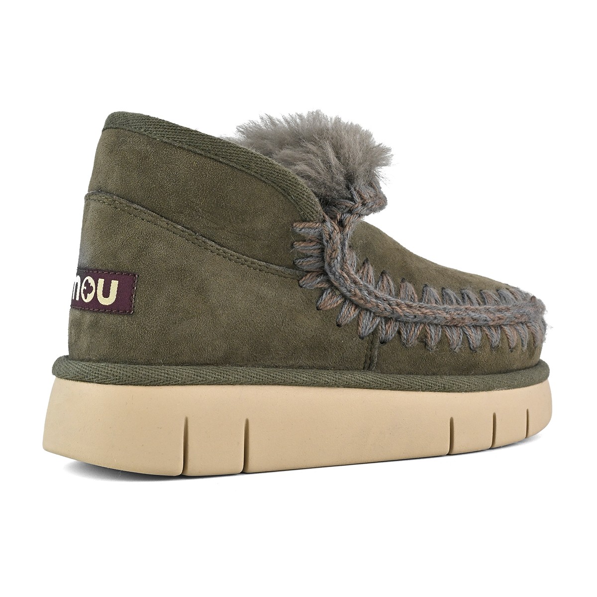 MU.FW531009A BKOL Mou Eskimo Bounce sneaker Black Olive