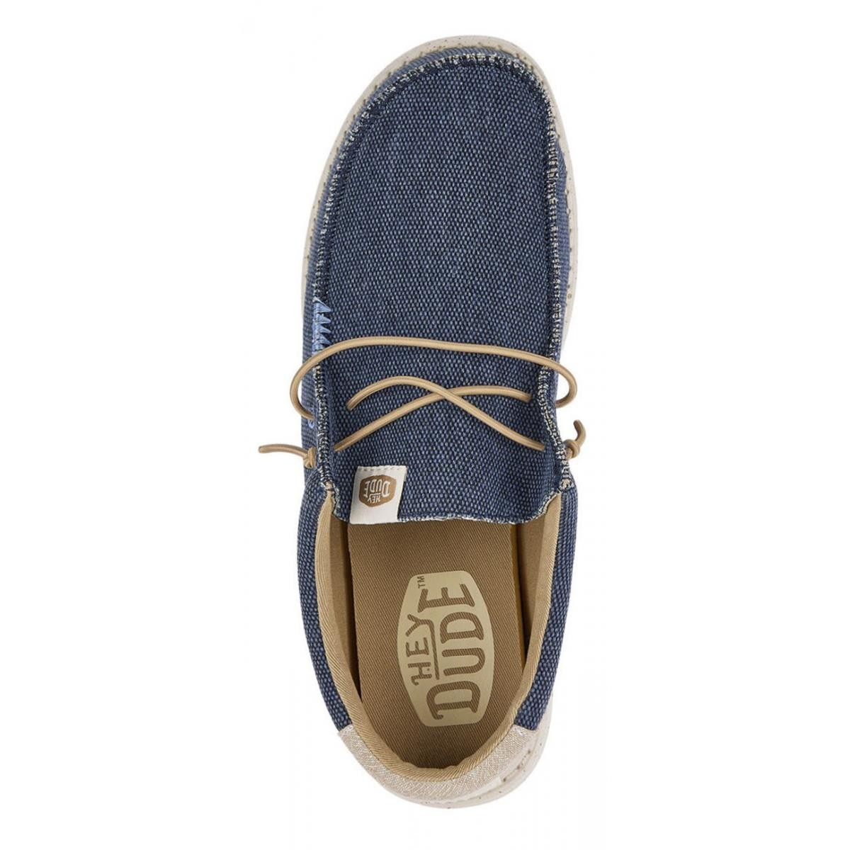 Erkek Sneaker ( Günlük) HD.40952  Hey Dude Wally Coastline Jute 410 Navy