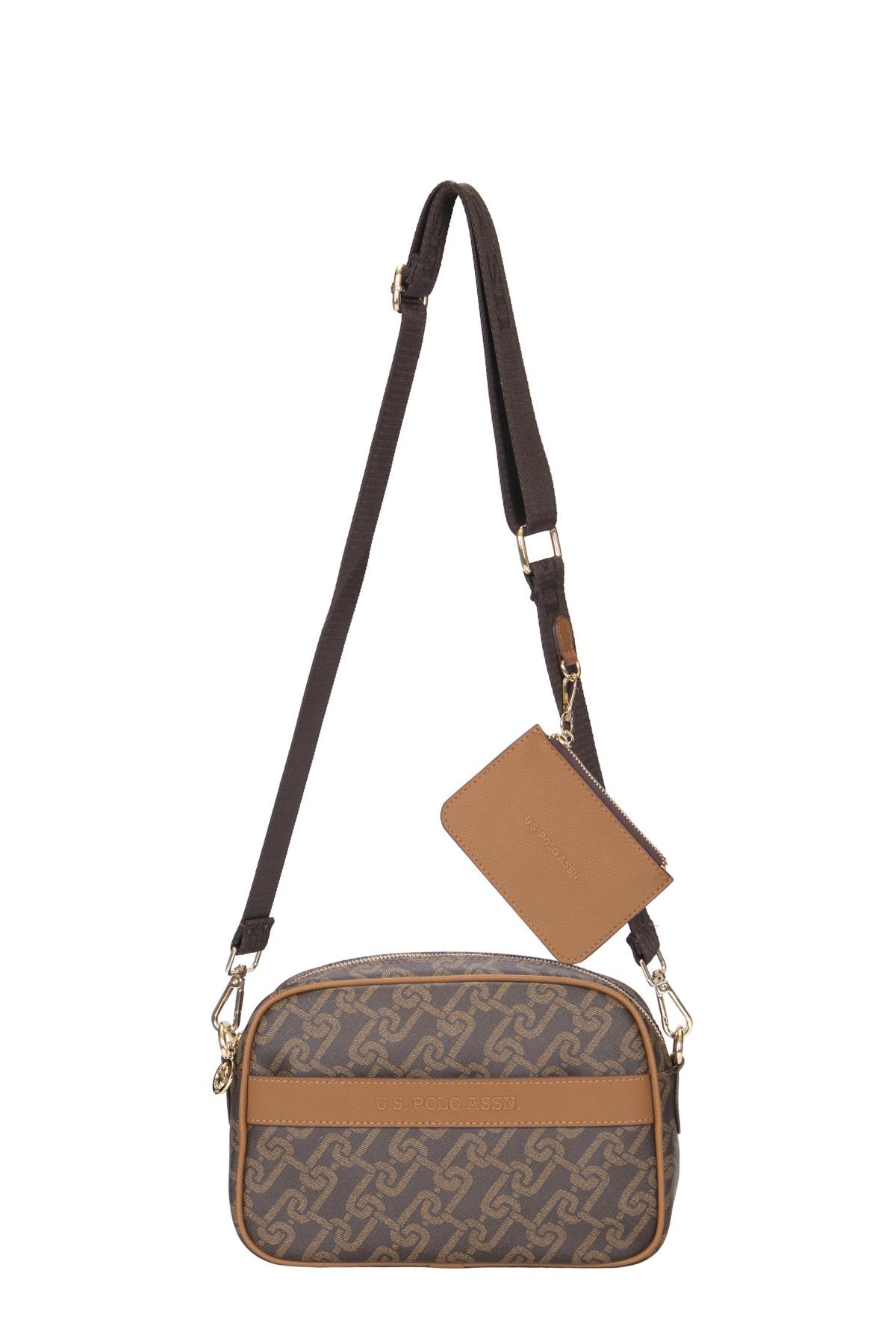 Kadın Omuz Çantası US24513 U.S. POLO ASSN. USPA LADIES BAG 00003 Brown