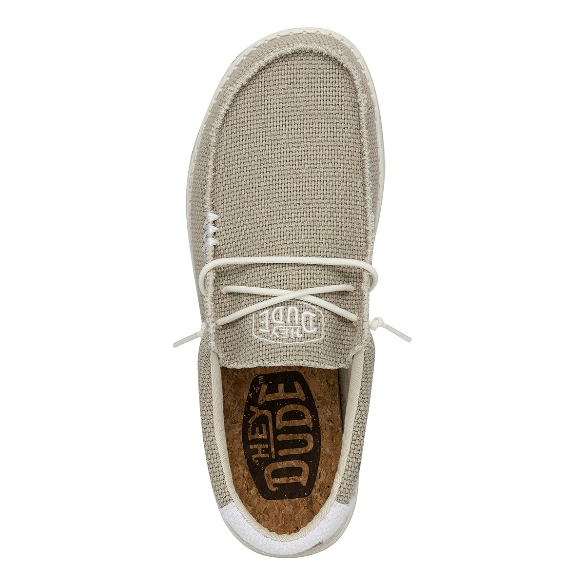 Erkek Sneaker ( Günlük) HD.40003  Hey Dude Wally Braided 1LB Off White