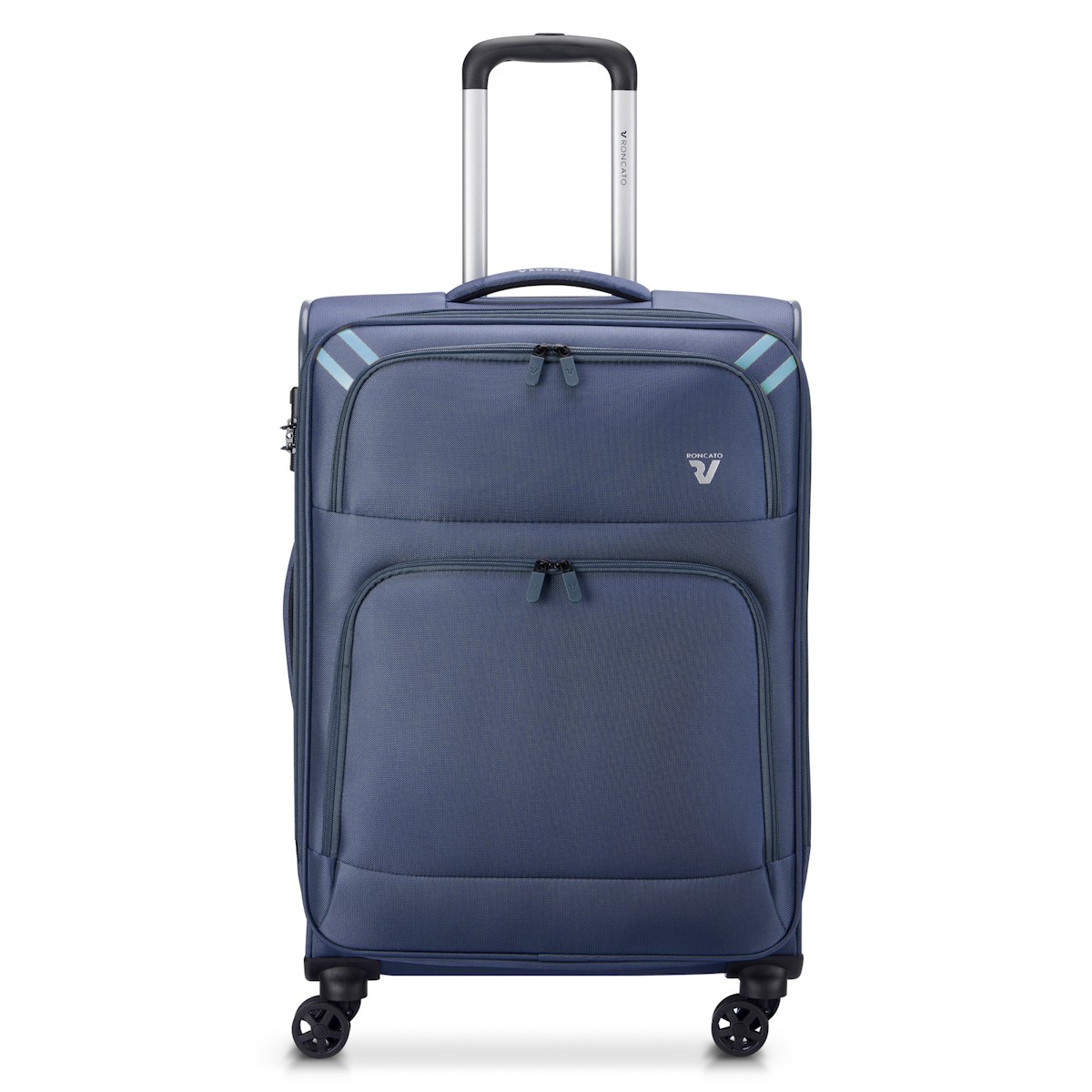 41306223 Roncato Twin Trolley Medıo 4R Blu notte