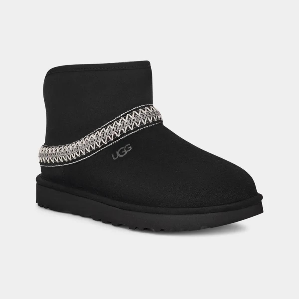 Kadın Bot 1158262 UGG W CLASSIC MINI CRESCENT BLACK (SIYAH)