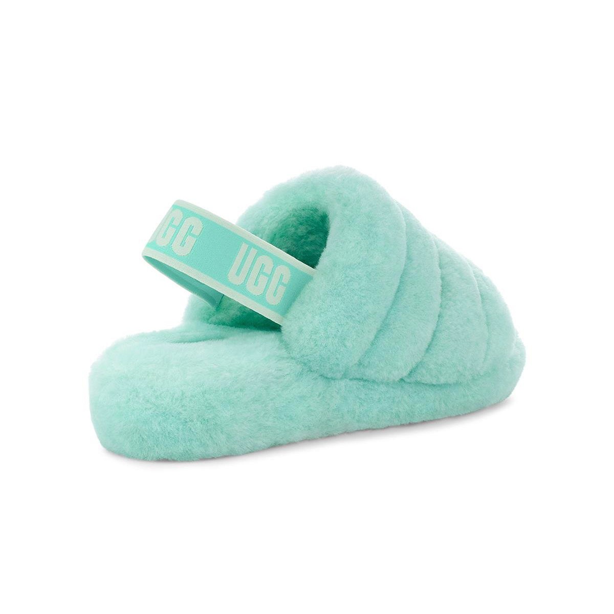 1095119 UGG W FLUFF YEAH SLIDE Pale Emarald