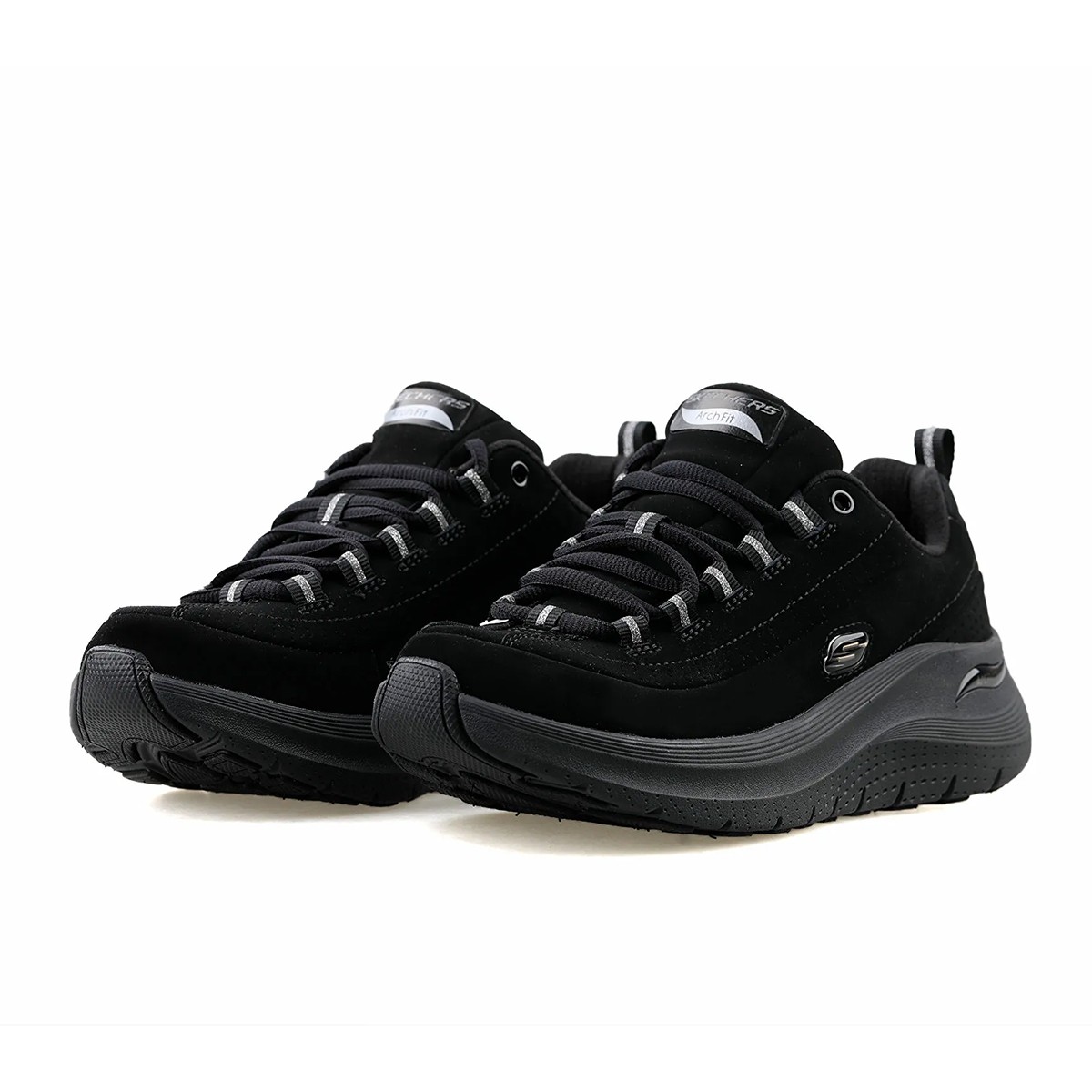 150062TK BBK Skechers ARCH FIT 2.0 - DARK HORSE Black Knit