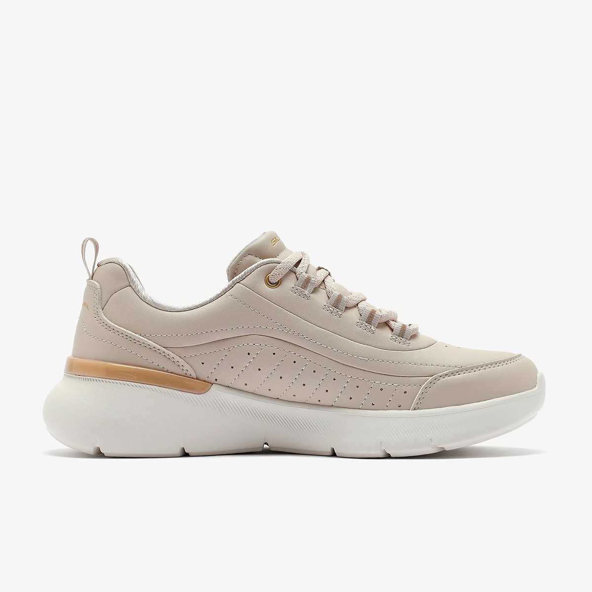 Kadın Sneaker ( Günlük) 150373 NTGD Skechers SKECH-AIR DYNAMIGHT 2.0 - MODERN GLİMPSE Natural-Gold Knit