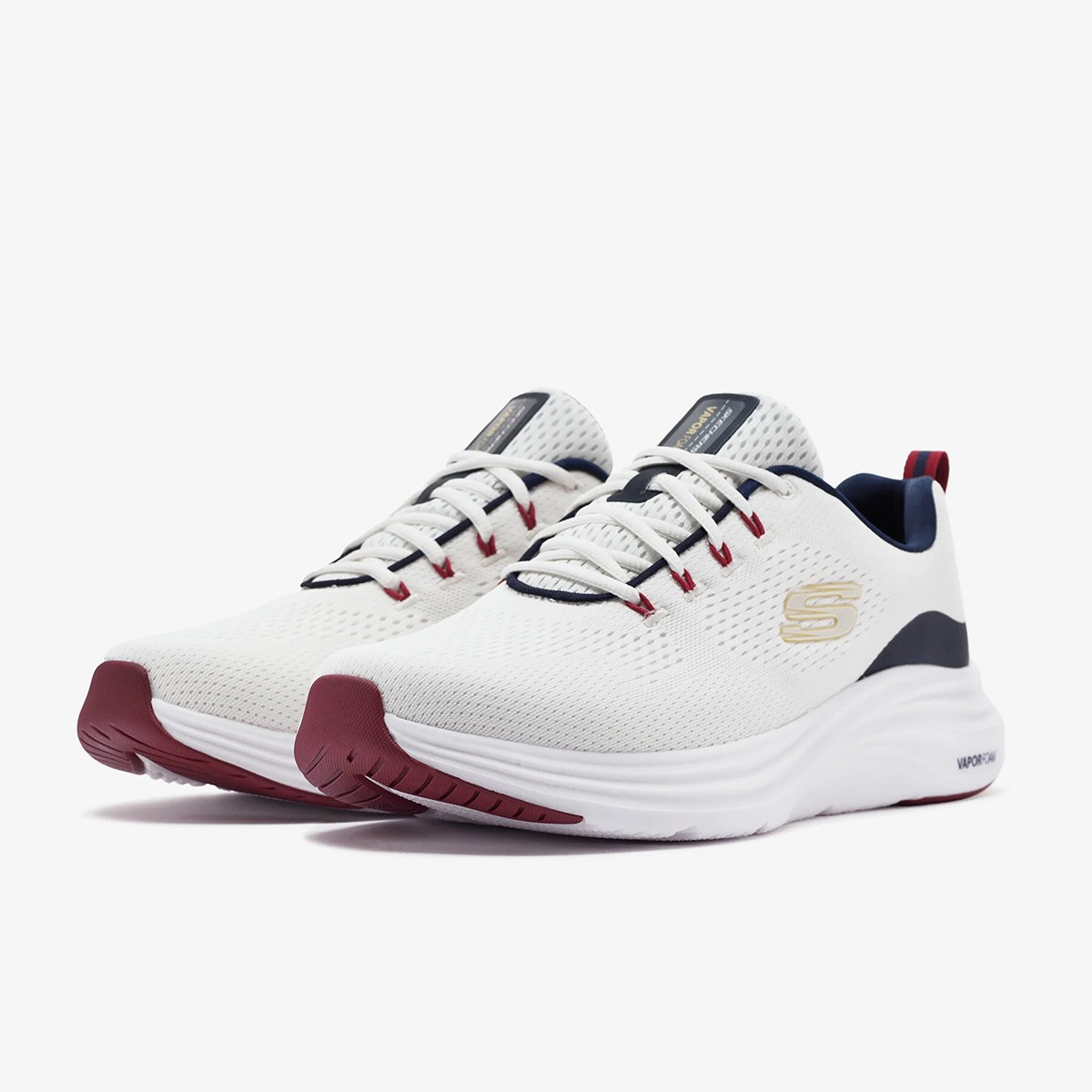 232625 WNVR Skechers VAPOR FOAM White/Navy Blue/Red