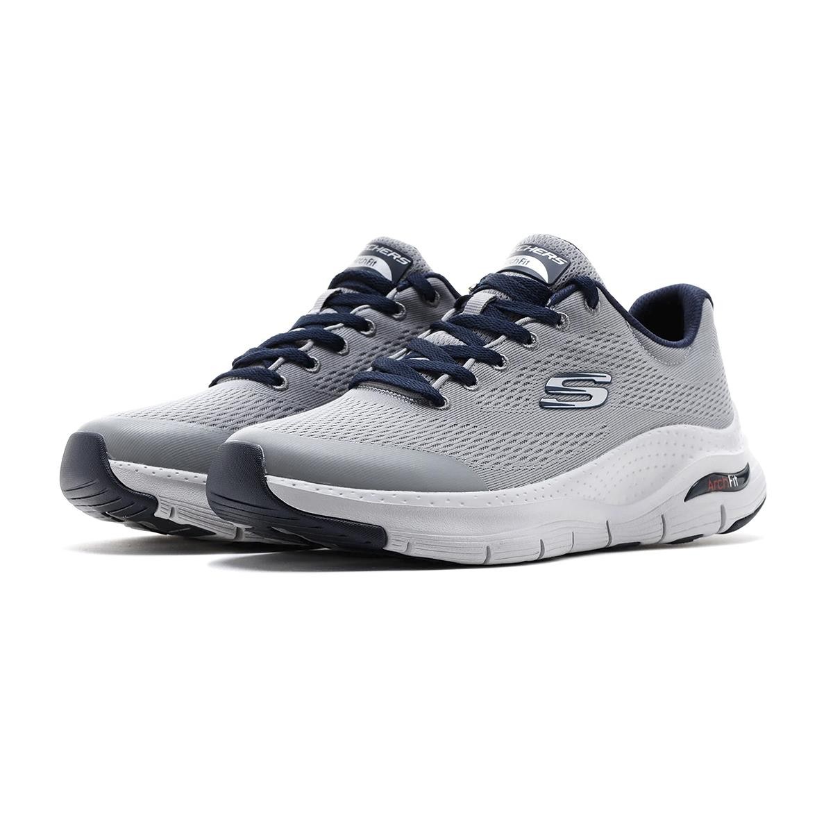 Erkek Sneaker ( Günlük) 232040TK GYNV Skechers ARCH FIT Grey-Navy