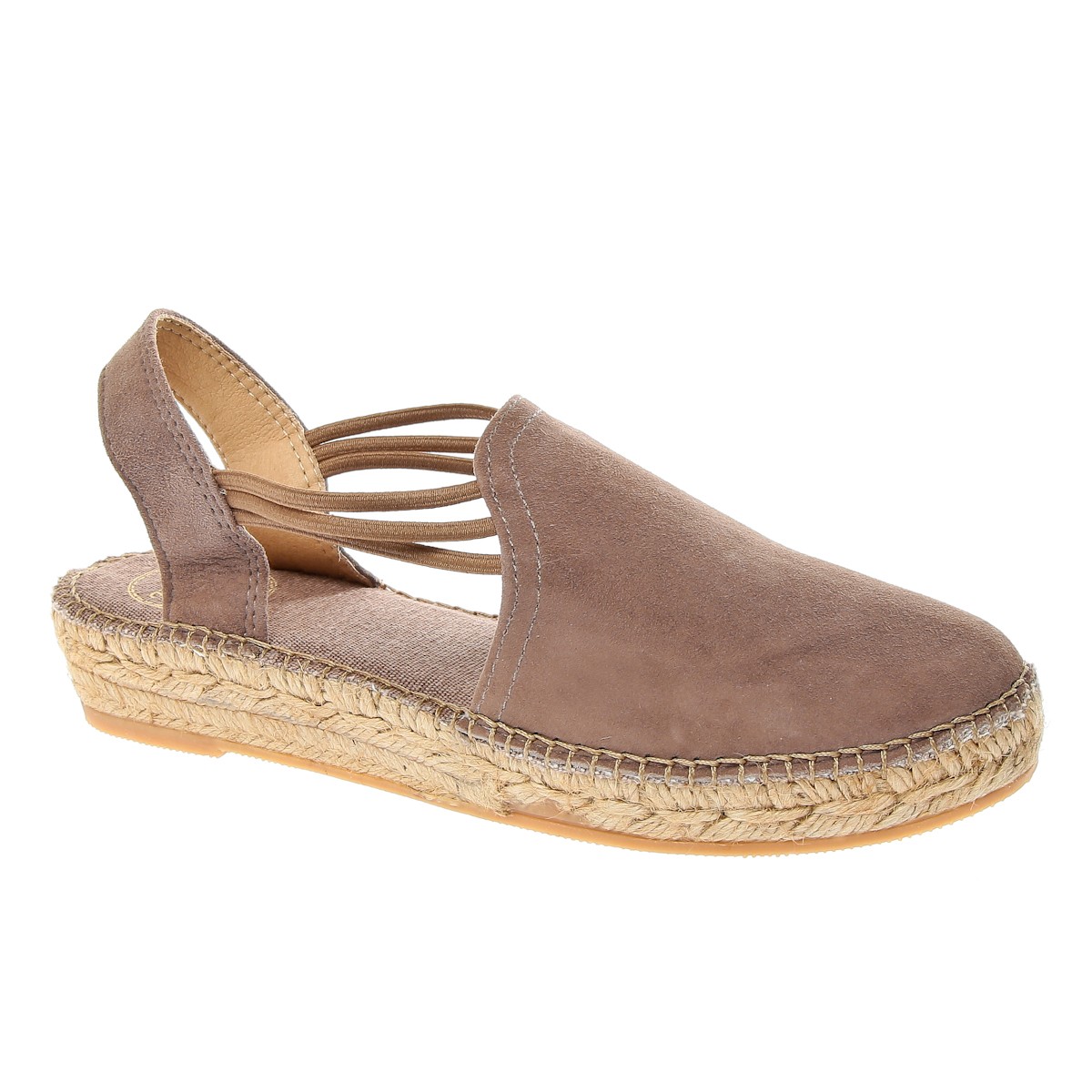 Nuria Toni Pons Elastic Suede Taupe