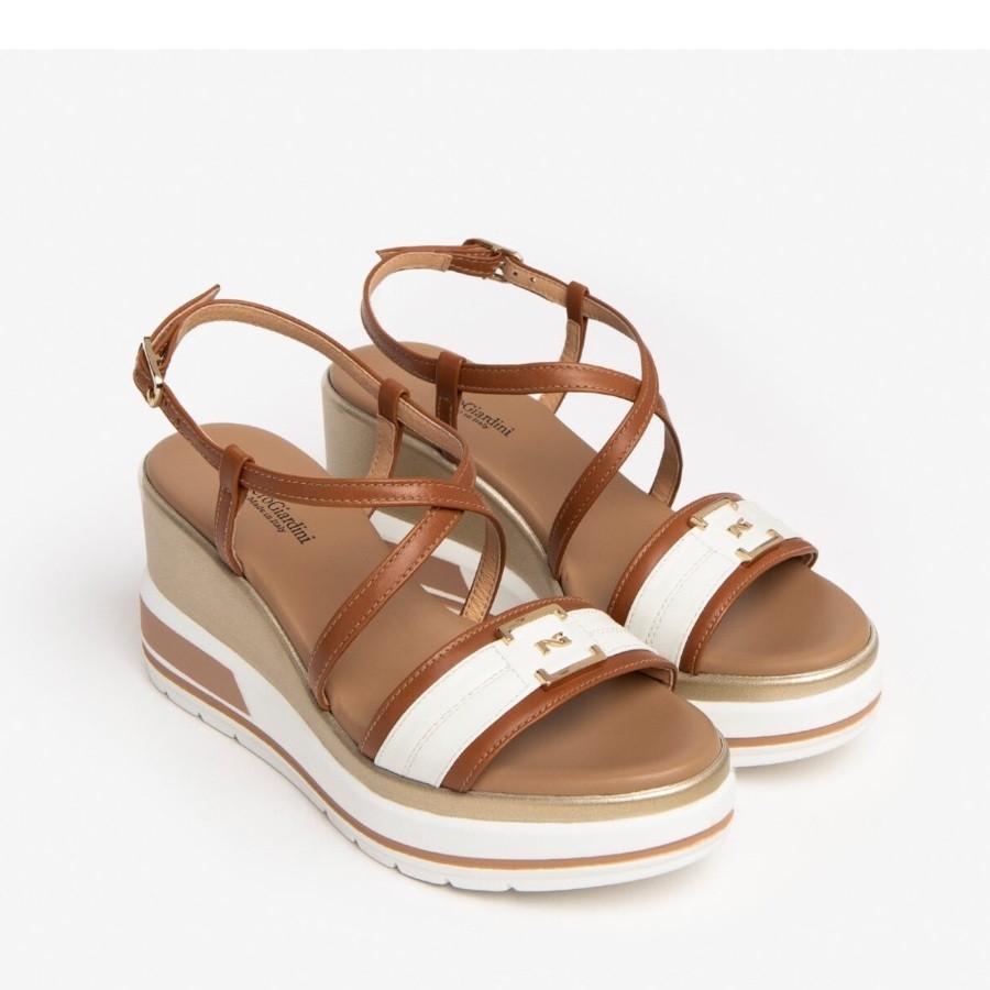 E307701D NeroGiardini ARMENIA SKIPPER MILK POLI.PEROSA 42695 BI329-Cognac