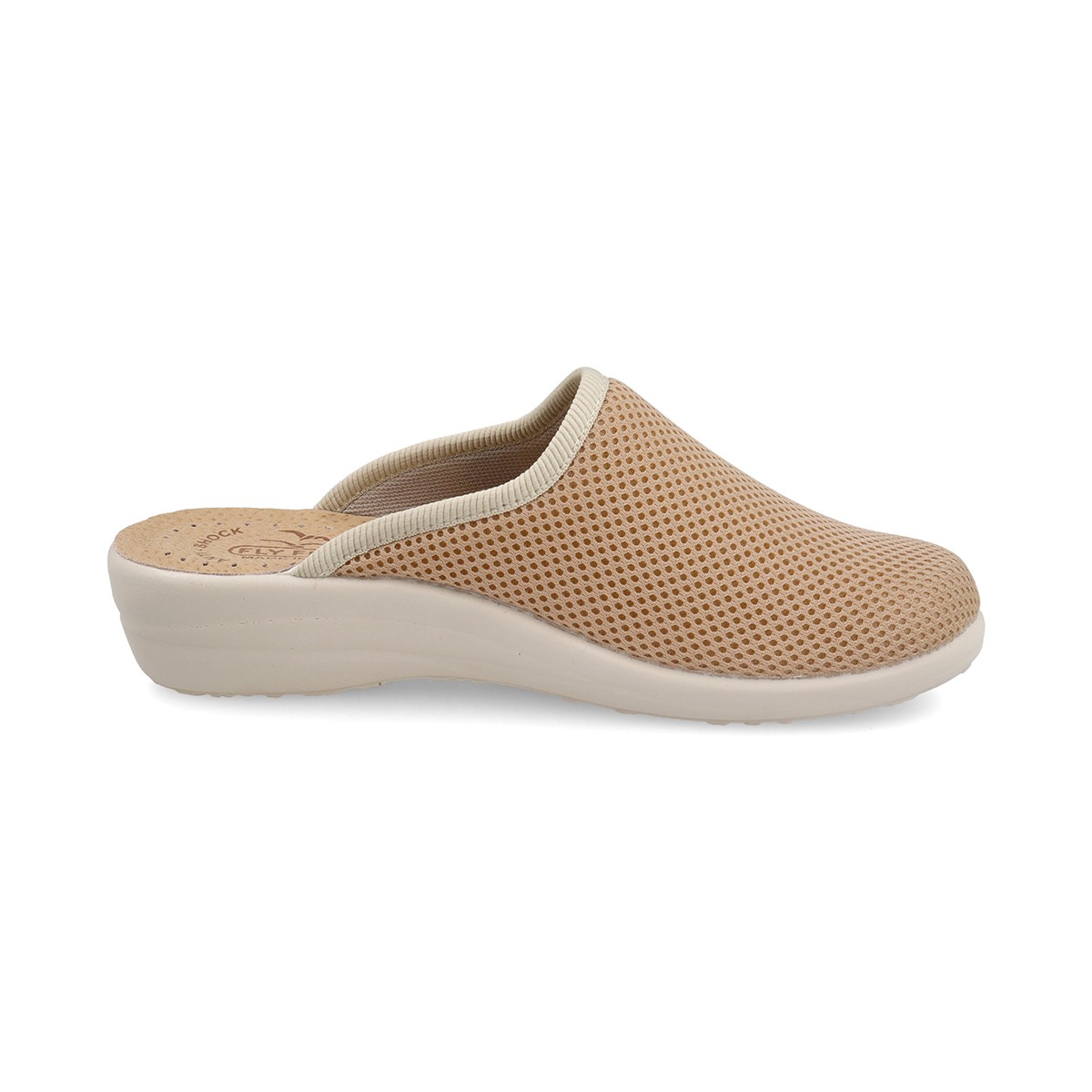 T4 368 FE Fly Flot CLOTH Slipper Beige