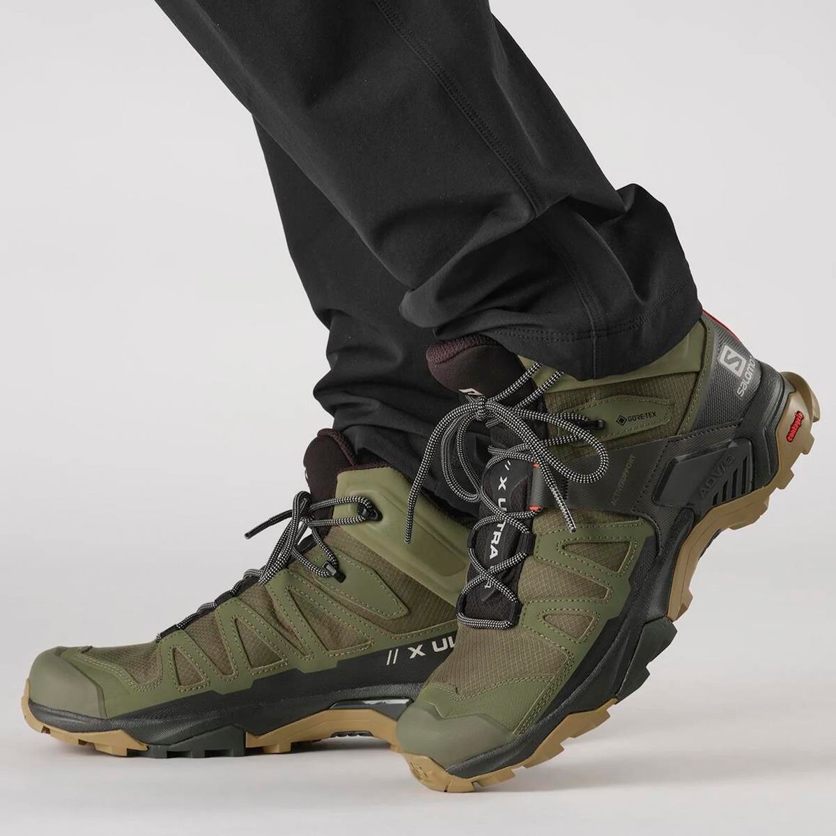 Erkek Bot L41739800 SALOMON X ULTRA 4 MID GTX Deep Lichen Green-Peat-Kelp