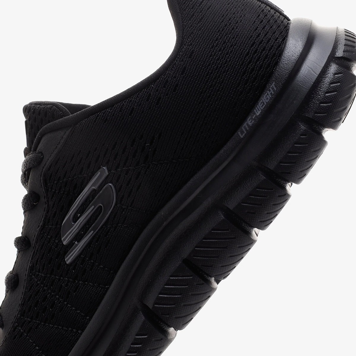 150141TK BBK Skechers TRACK-NEW STAPLE Black Knit