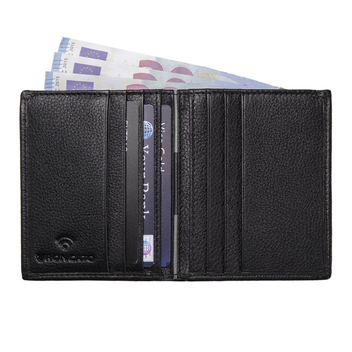 Erkek Cüzdan & Kartlık 41263701 Roncato MEN'S WALLET Boston Wallet NERO