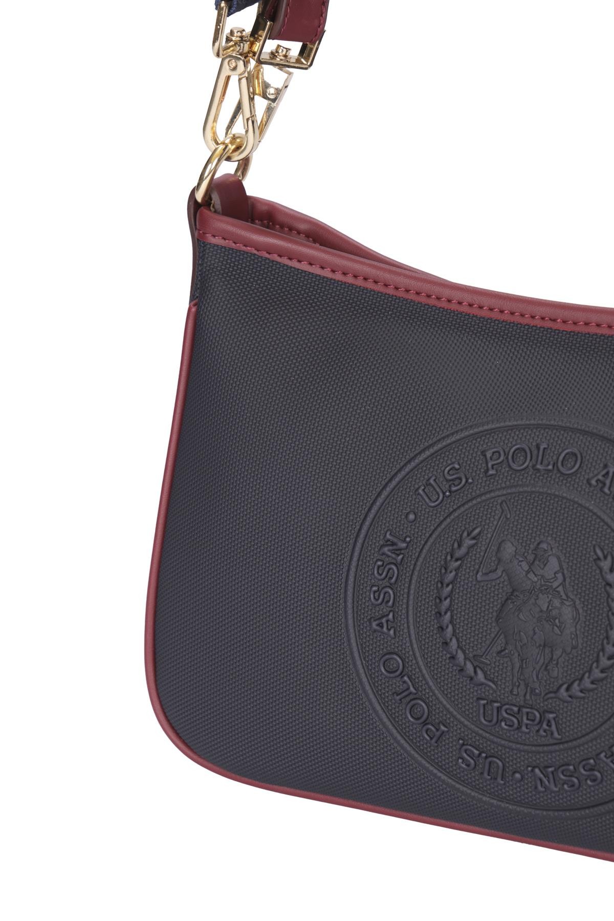 Kadın Omuz Çantası US24738  U.S. POLO ASSN. USPA LADIES BAG 01330 Navy Burgundy