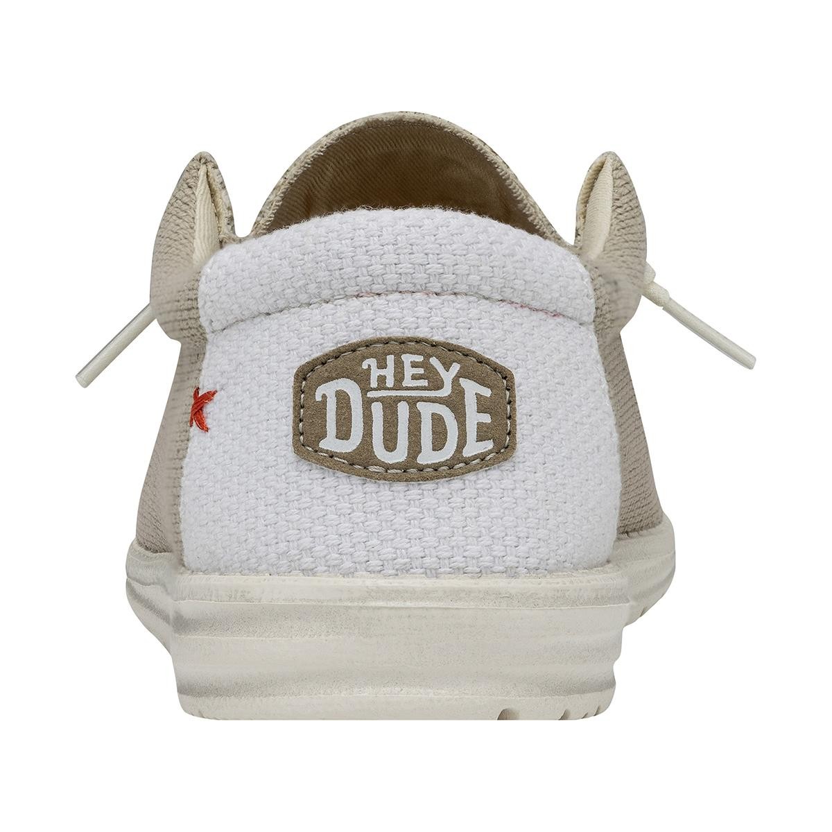 Erkek Sneaker ( Günlük) HD.40003  Hey Dude Wally Braided 1LB Off White