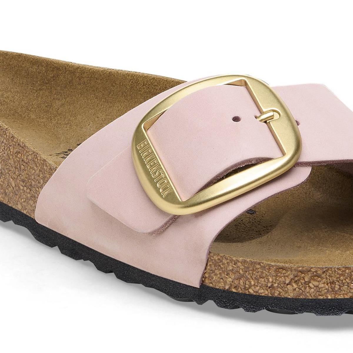 Kadın Terlik 1027056 Birkenstock MADRID BIG BUCKLE NU SOFT PINK