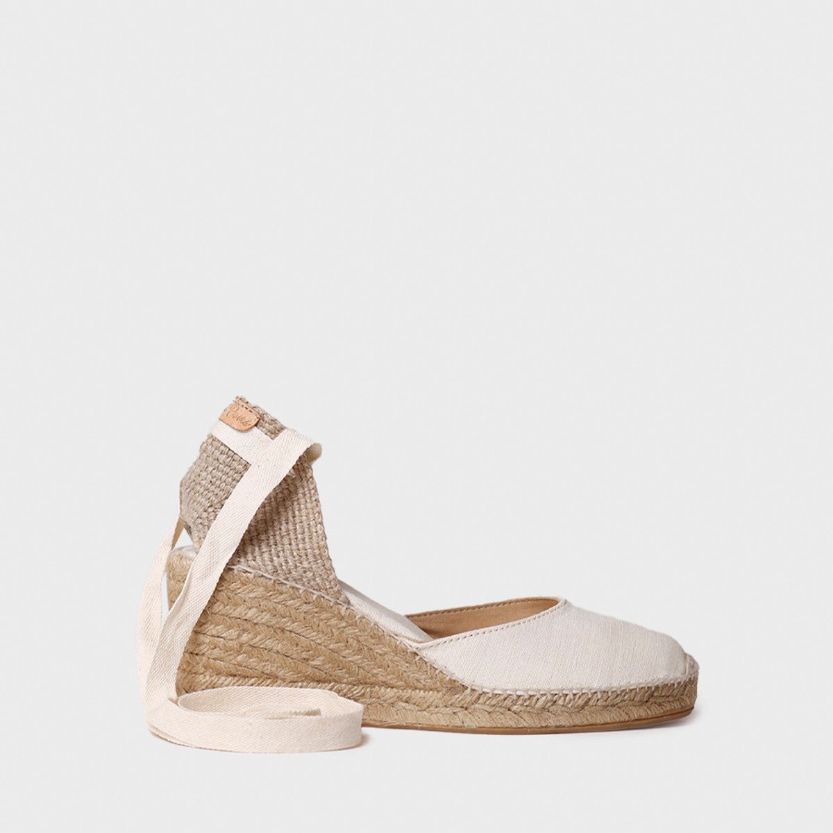 Calonge Toni Pons Suede Sandal Ecru