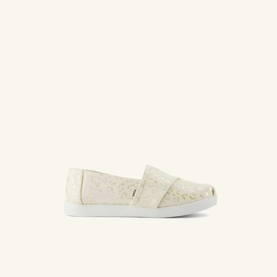 10022057 Toms Alpargata Classic Iridescent Leopard Natural