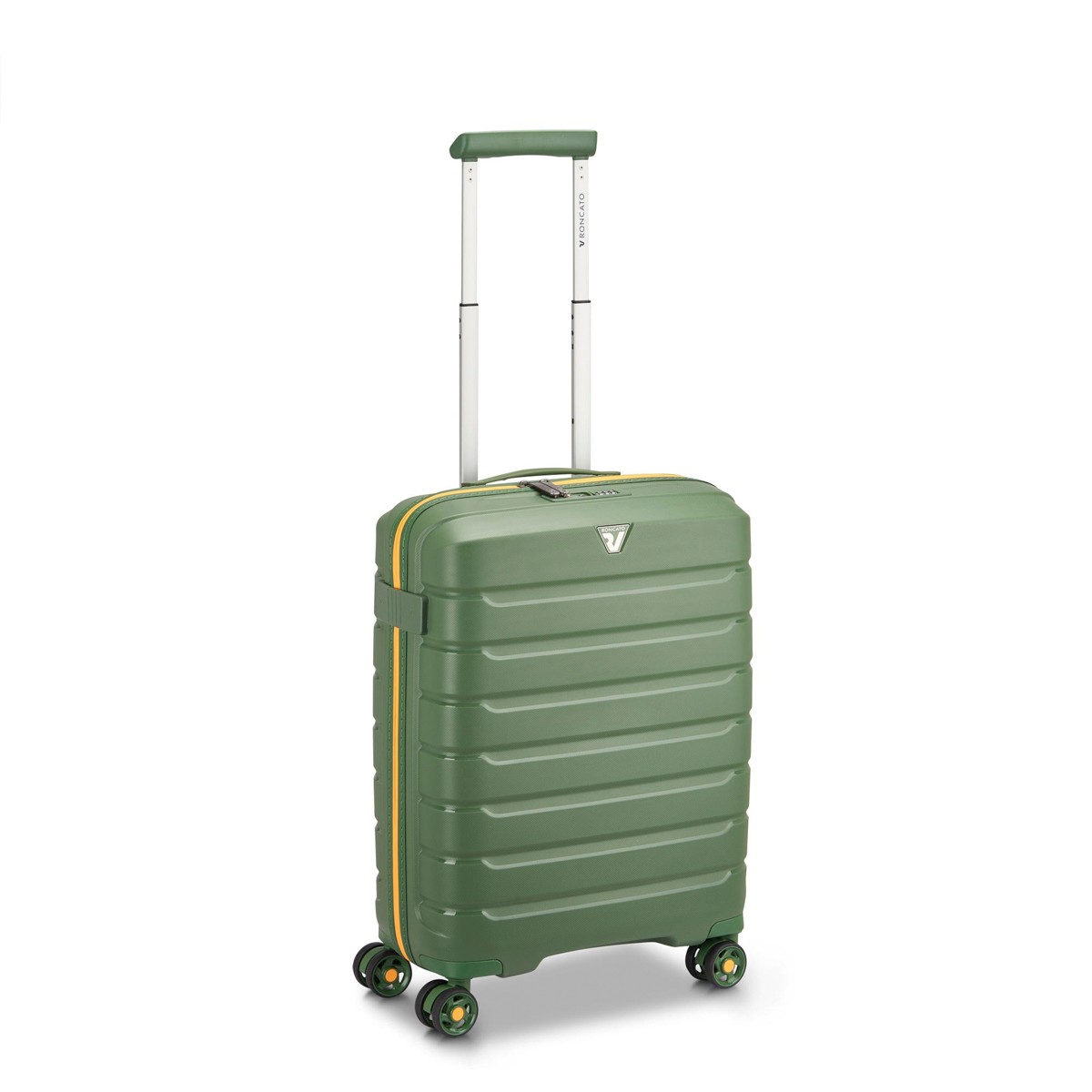 41798357 Roncato Trolley Cabına 55 Cm 4R Butterfly Neon V. Mılıtare