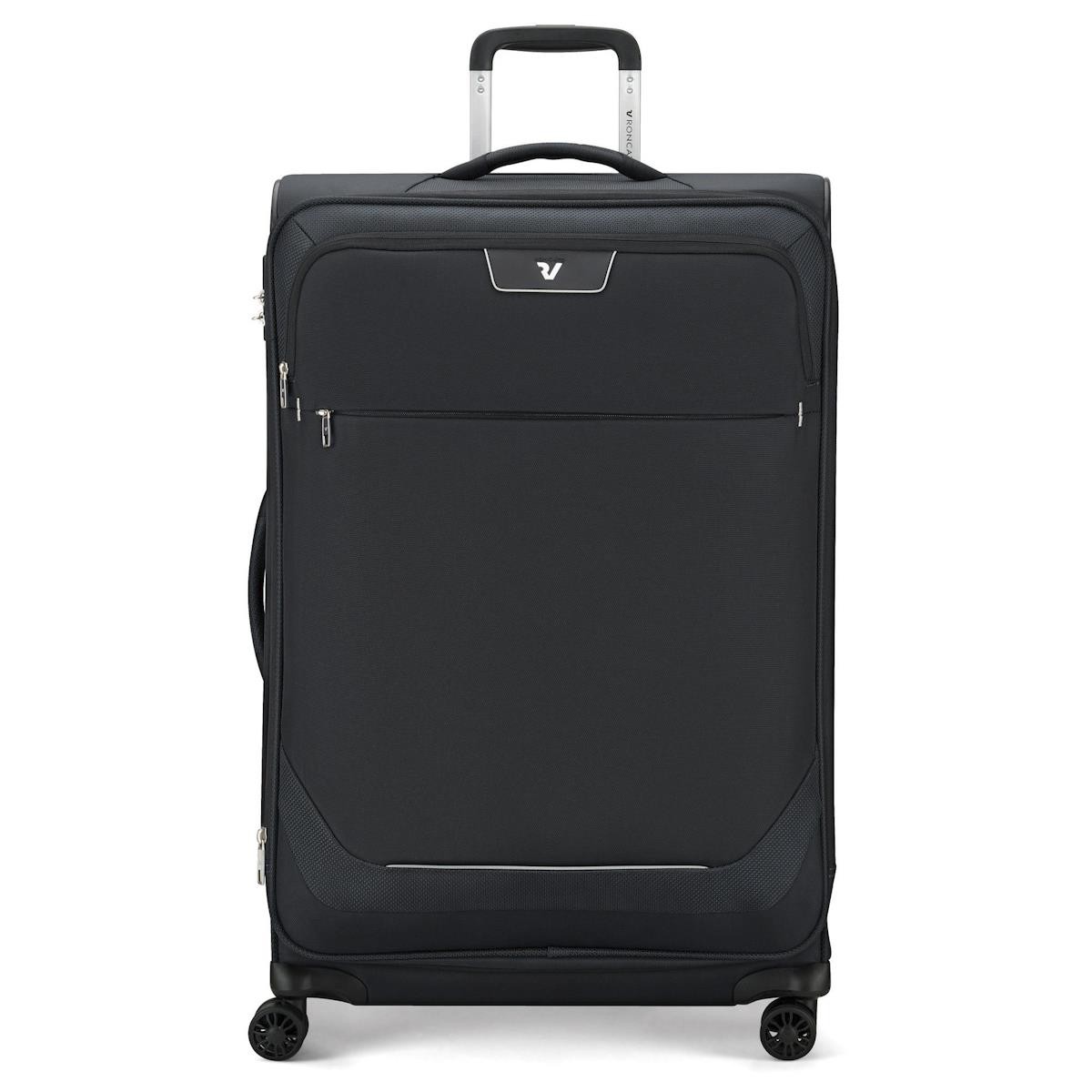 Unisex Valiz 41621101-01 Roncato Joy Large Trolley Expandable 75 Cm Nero