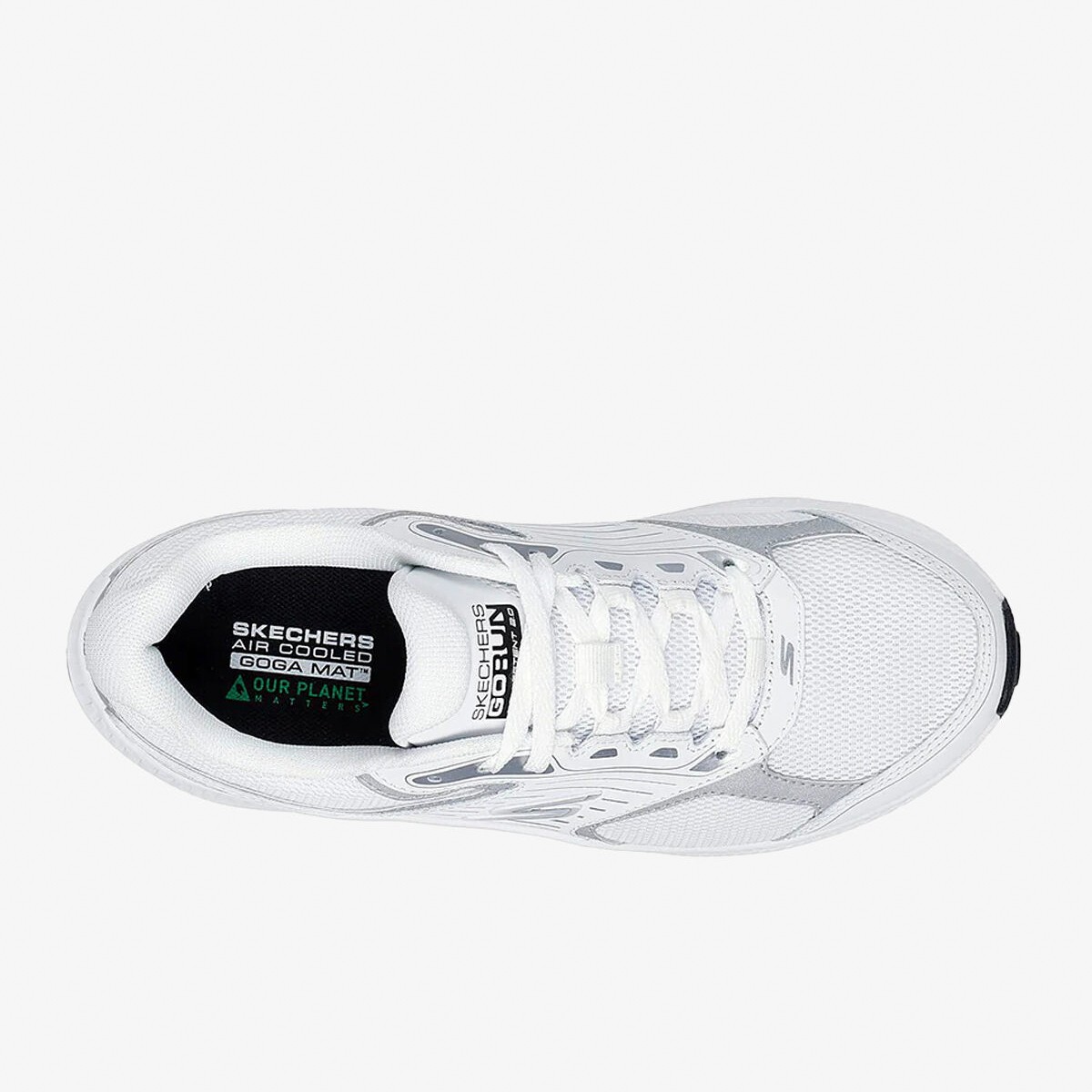 128606 WSL Skechers GO RUN CONSISTENT 2.0 White/Silver