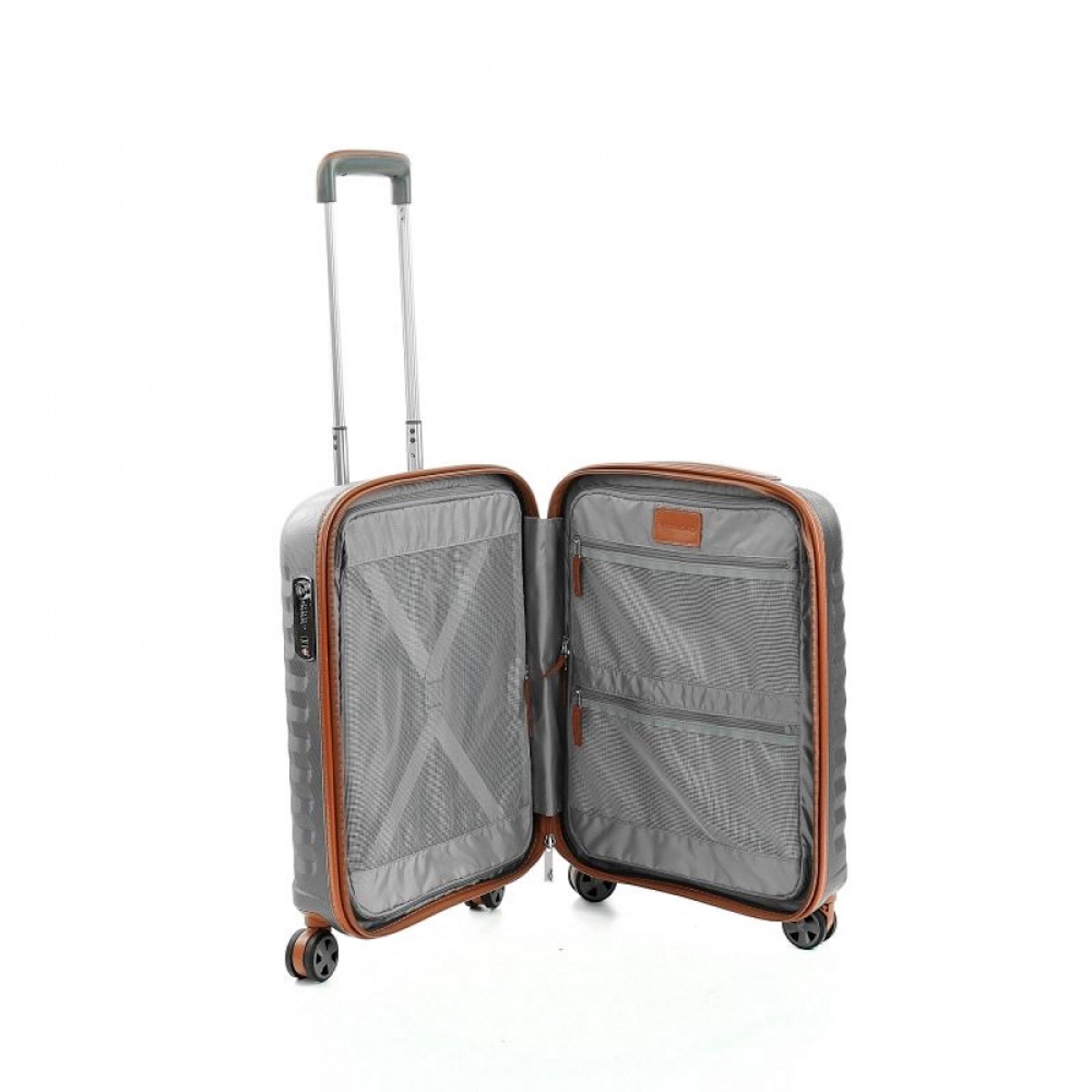 52233445 Roncato Trolley Cabına 4R 55/20 Cm E-Lıte Cognac/Tıtanıo