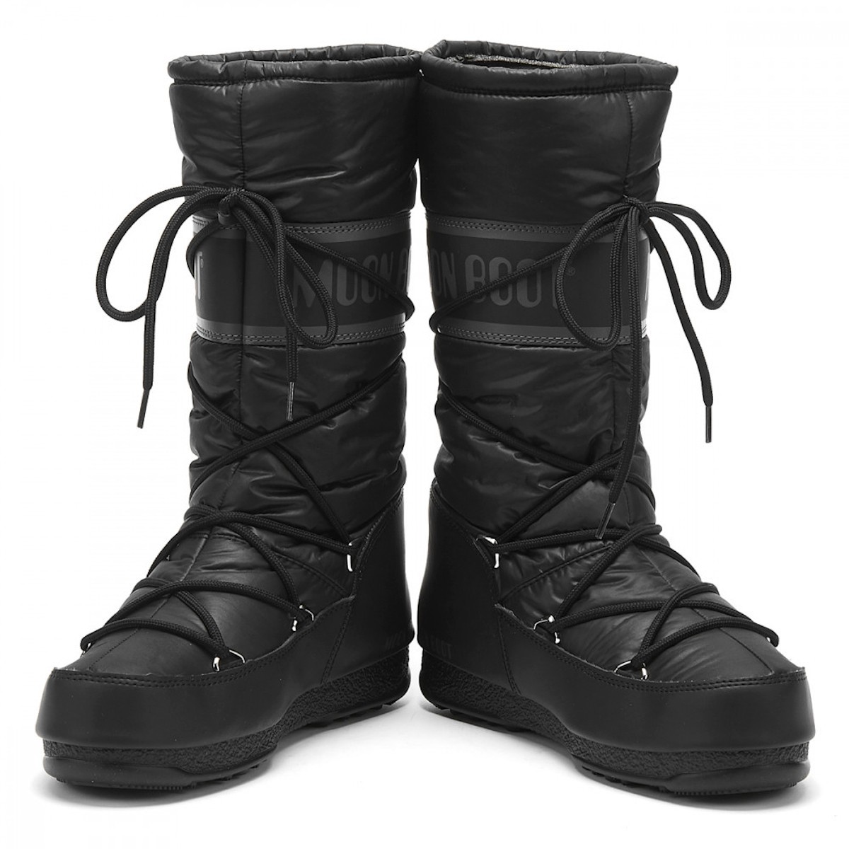 Kadın Bot 24009100-001 Moon Boot High Nylon WP Black