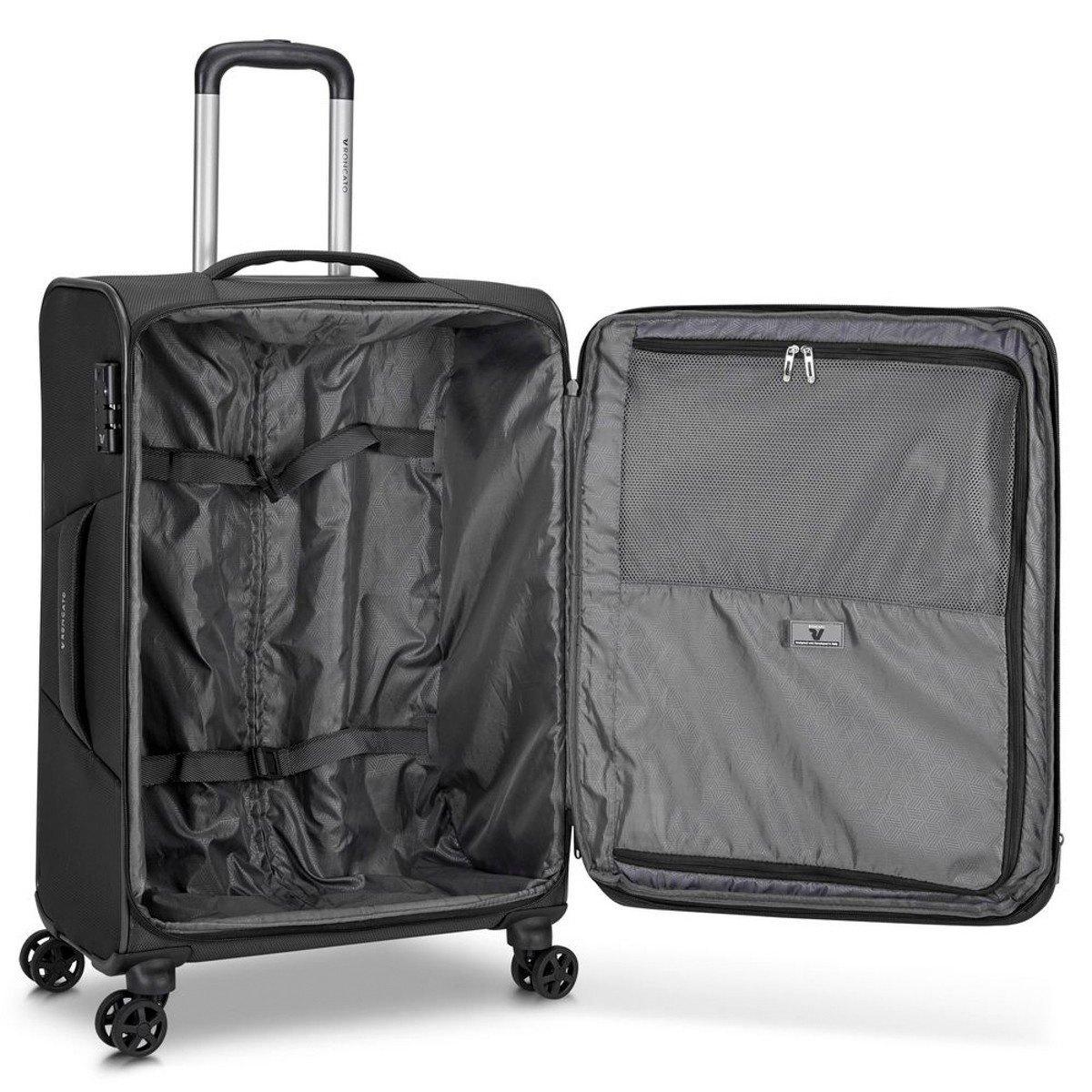 41464201 Roncato Trolley Medıo 4R 65 Cm Exp. Jazz 4.0 Nero