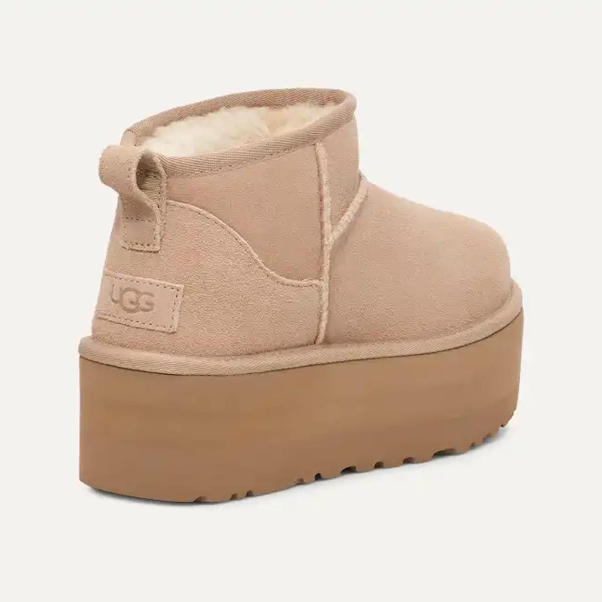 Kadın Bot 1135092 UGG W CLASSIC ULTRA MINI PLATFORM SAND