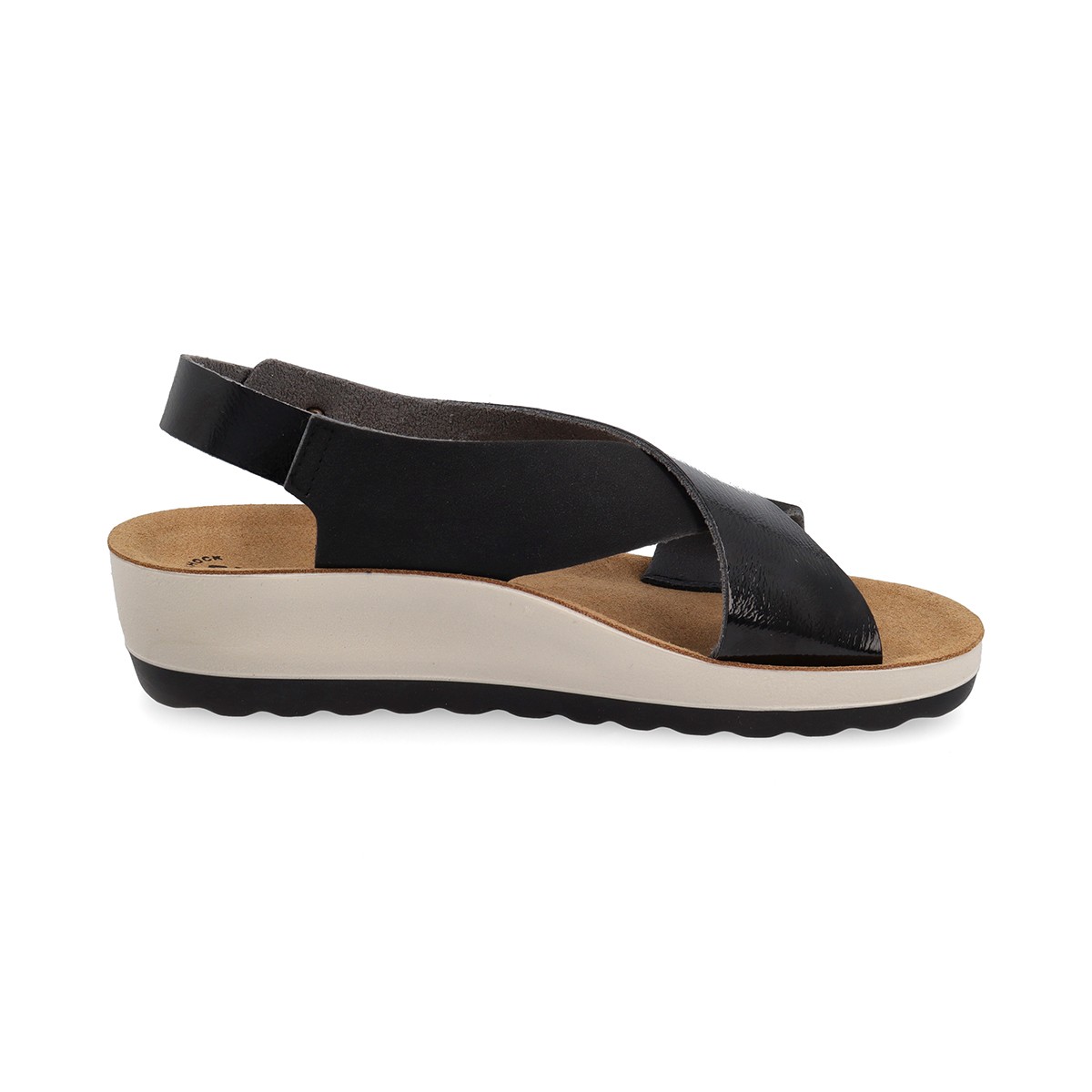 42 G61 3C Fly Flot SYNTHETIC Sandal Black