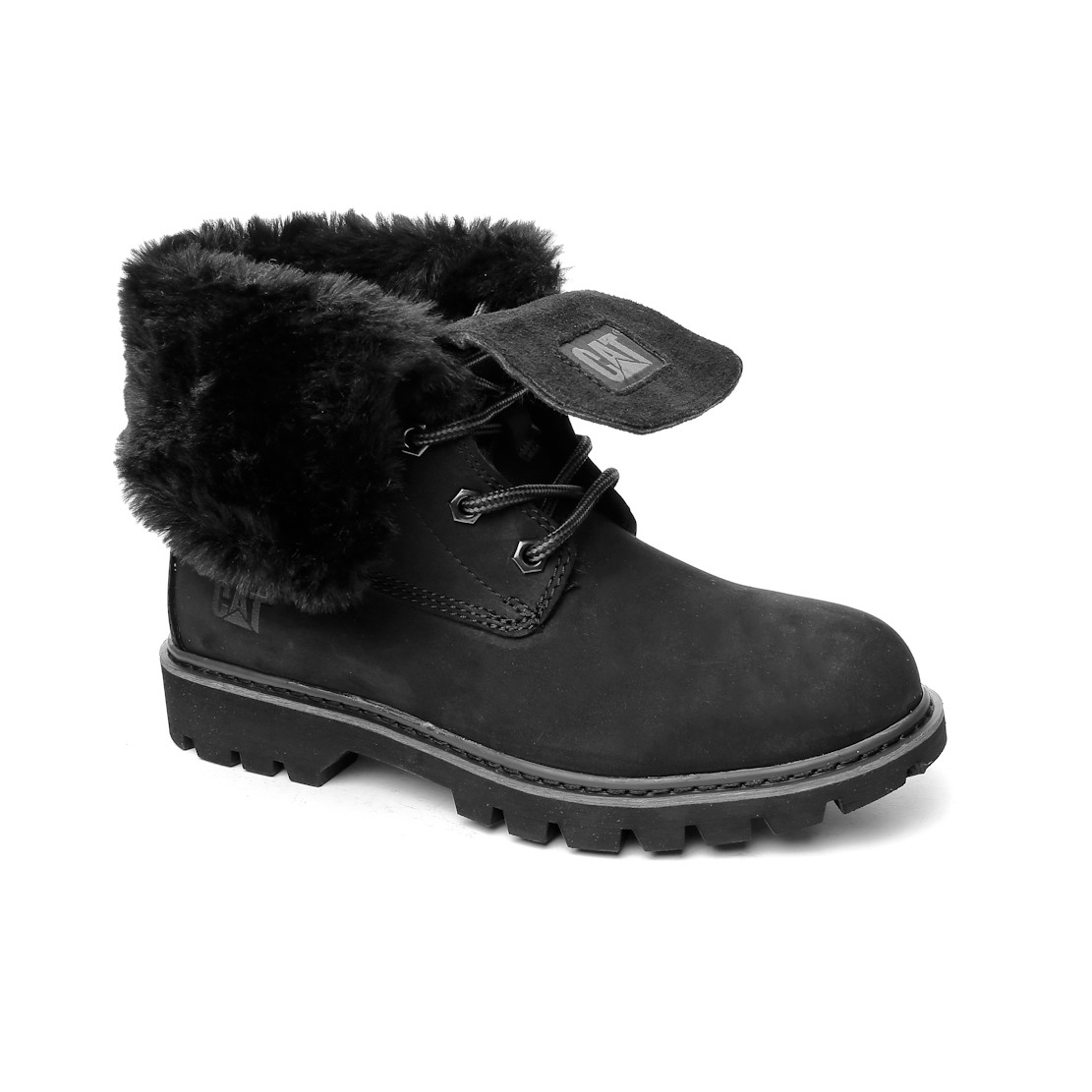 015Z101184 B14-27 UTAH FUR Caterpillar Black Nubuk - Black