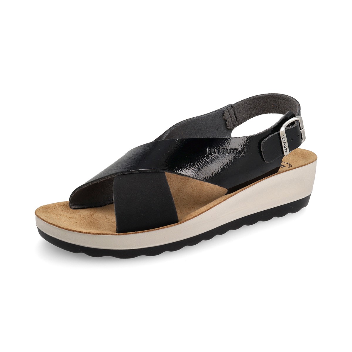 42 G61 3C Fly Flot SYNTHETIC Sandal Black