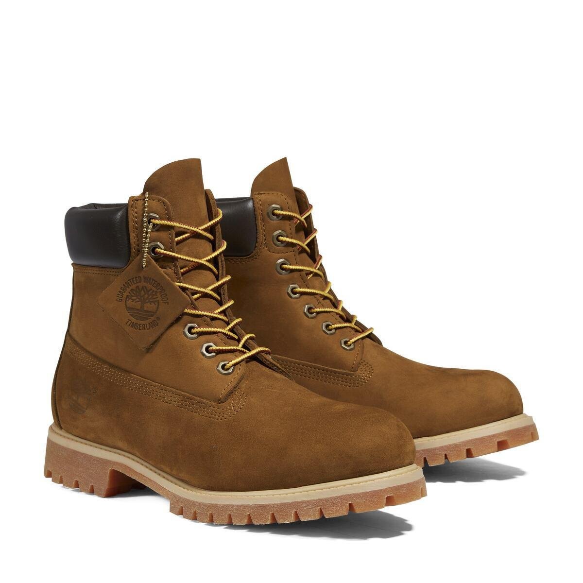 Erkek Bot (Outdoor) TB 172066 EBL1 Timberland Premium 6 INCH LACE UP WATERP Dark Wheat Nubuck