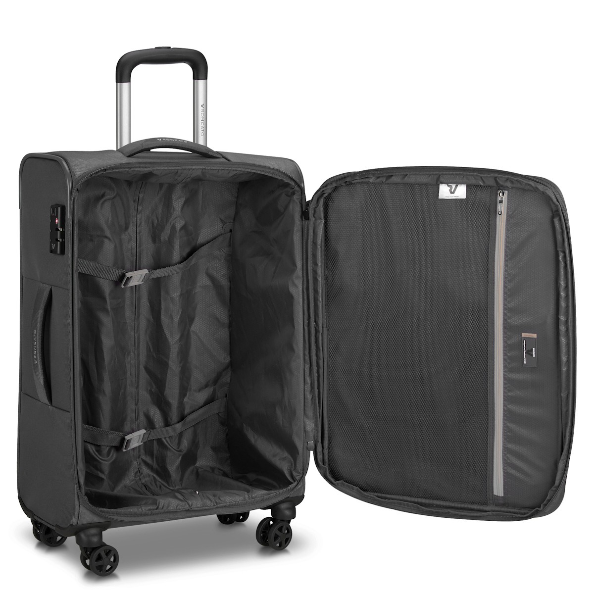 41306201 Roncato Twin Trolley Medıo 4R Nero