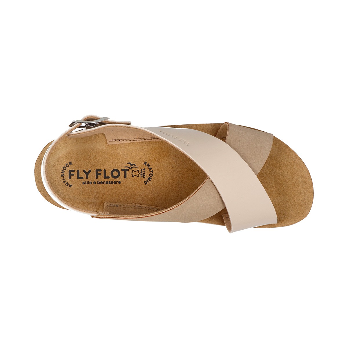 42 G61 3C  Fly Flot SYNTHETIC Sandal Beige