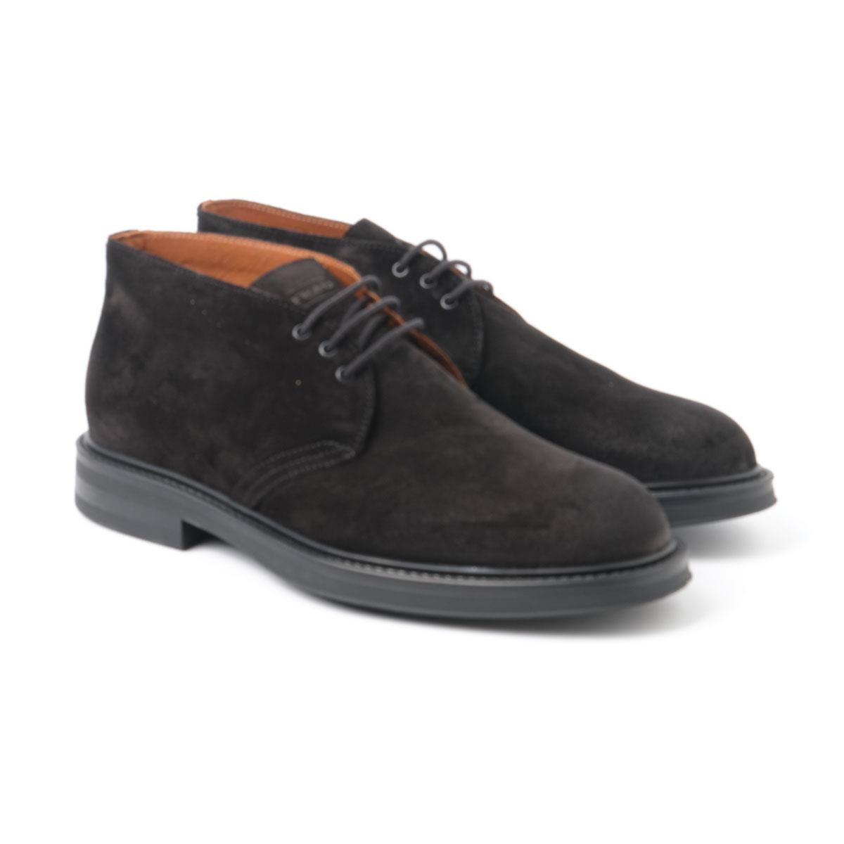 Erkek Bot 73A2 Frau WAXY Desert Boot Nero (Black)