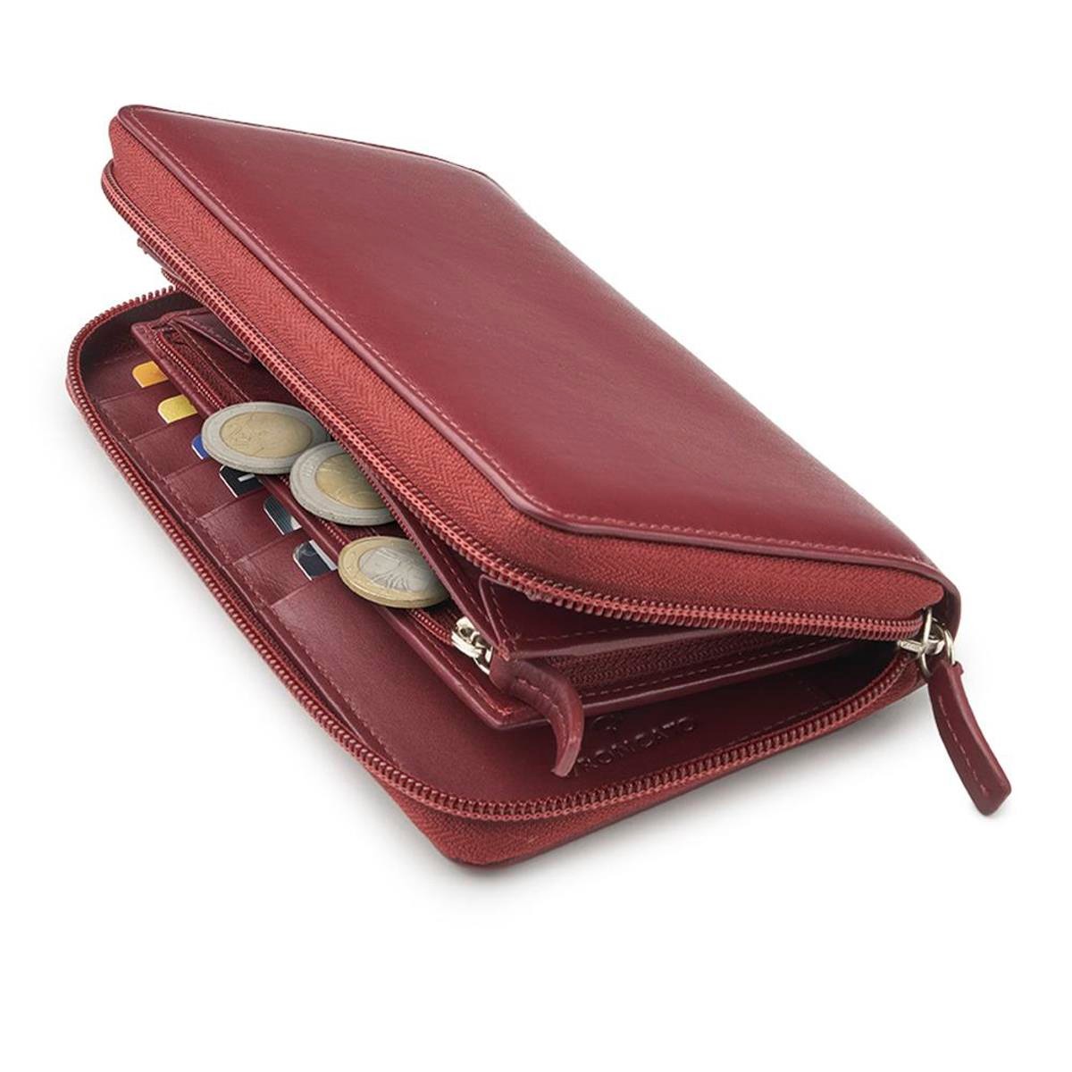 Kadın Cüzdan & Kartlık 41293089 Roncato WOMEN'S WALLET ROSSO SCURO