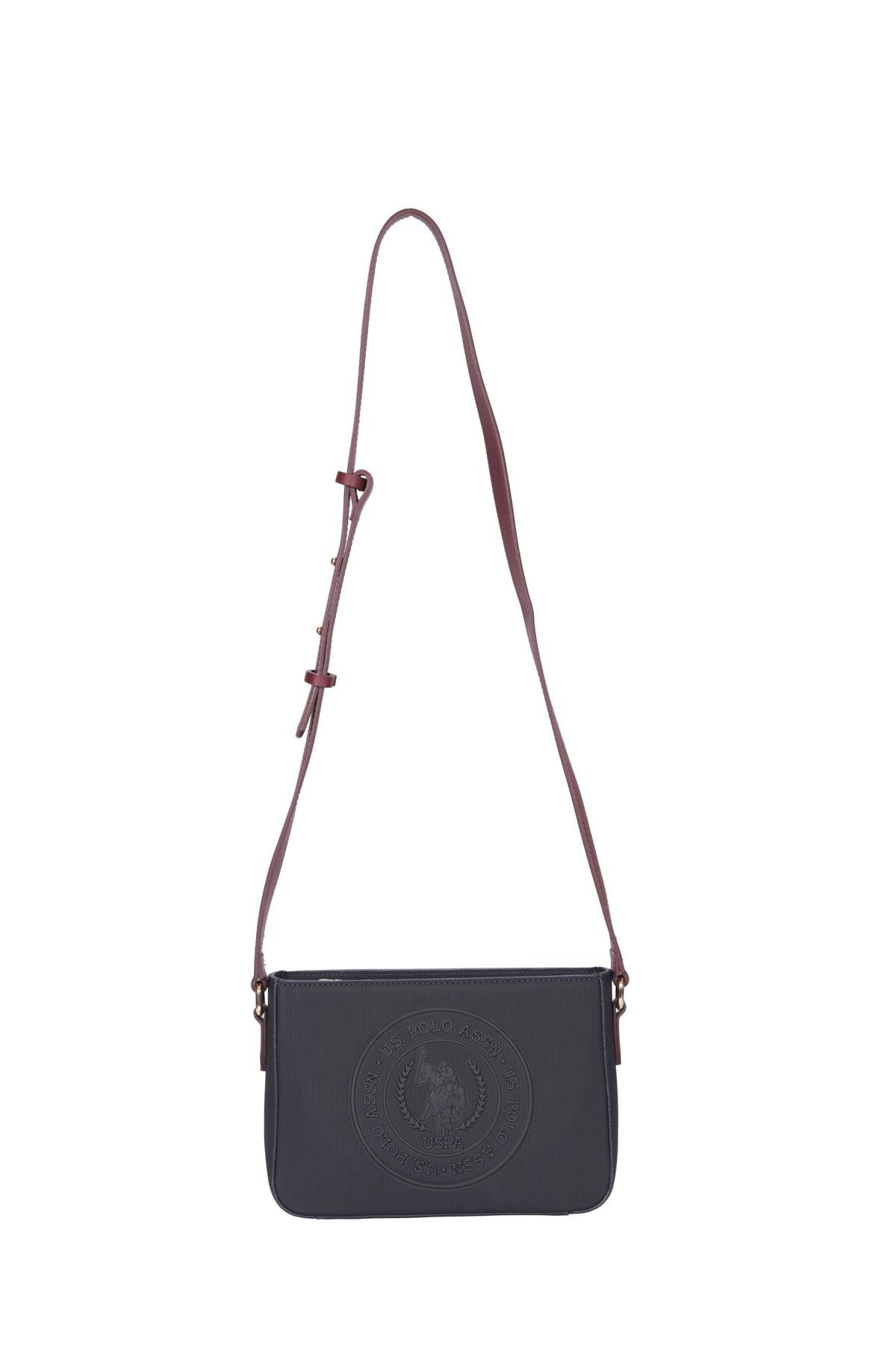 Kadın Omuz Çantası US24739  U.S. POLO ASSN. USPA LADIES BAG 01330 Navy Burgundy