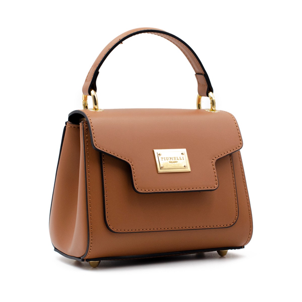 CYCLAMEN Piumelli Milano Bag L128 Tobacco