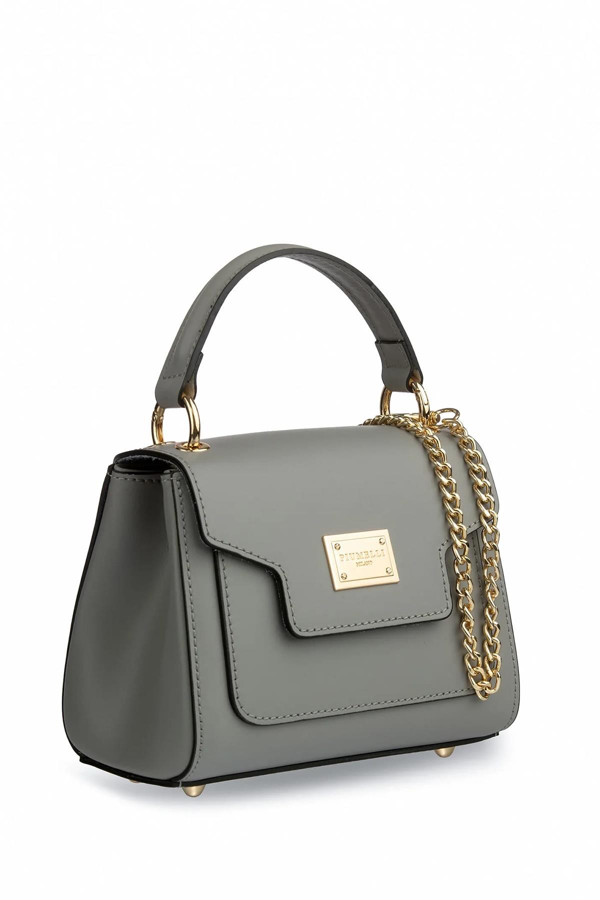 Kadın Çapraz Çanta CYCLAMEN Piumelli Milano Bag  L316 Dark Grey