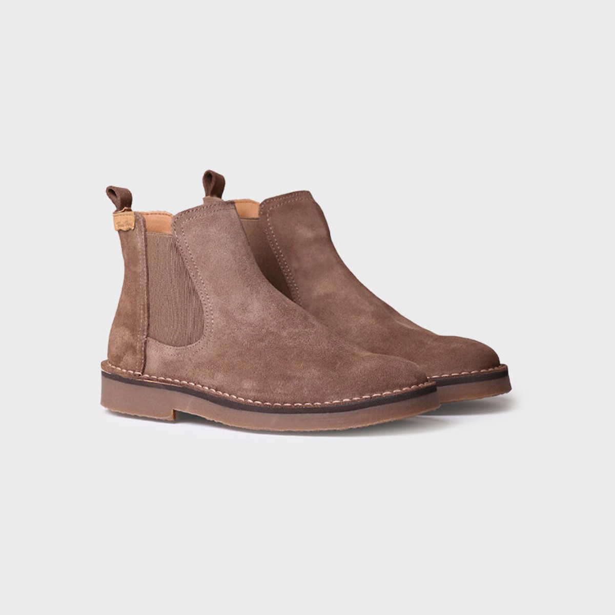 ISA-SY Toni Pons Ankle boot in Suede in Taupe