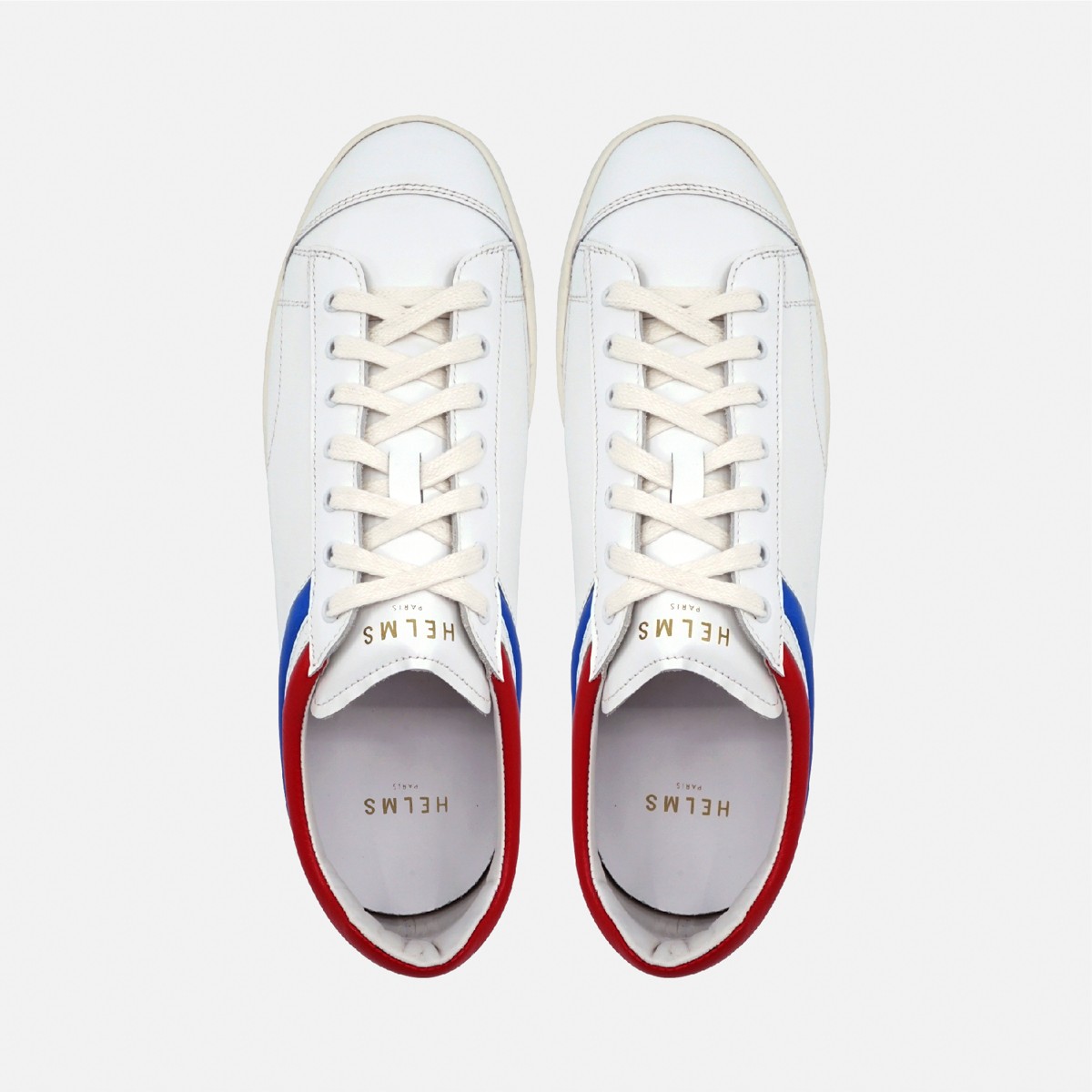 TH001-01-103 Helms Paris Sneakers Thunderbirds White Red / French Blue