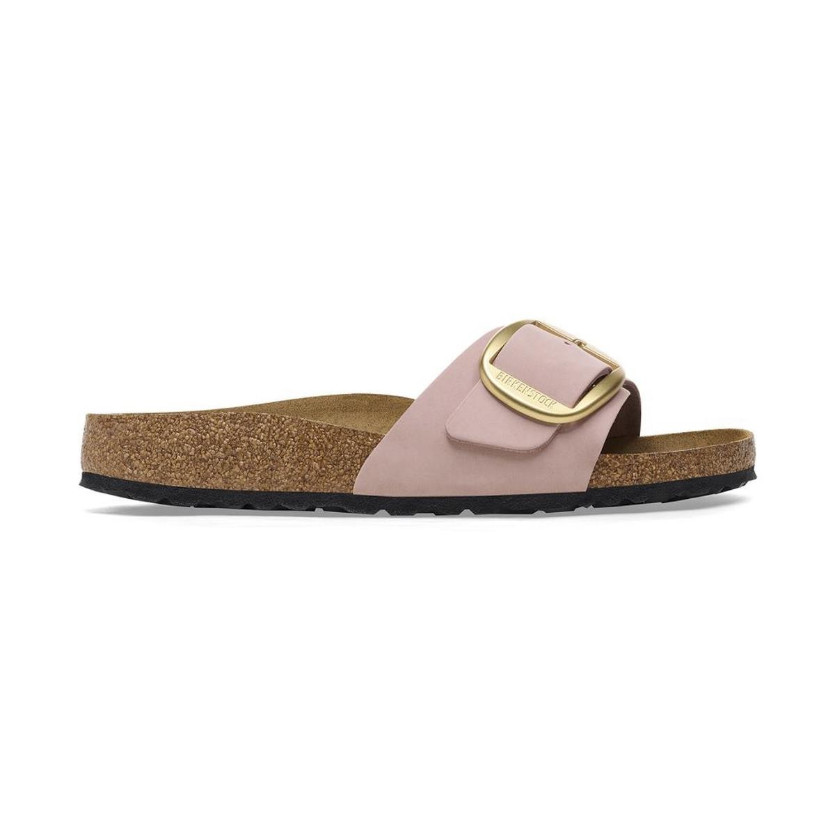 Kadın Terlik 1027056 Birkenstock MADRID BIG BUCKLE NU SOFT PINK