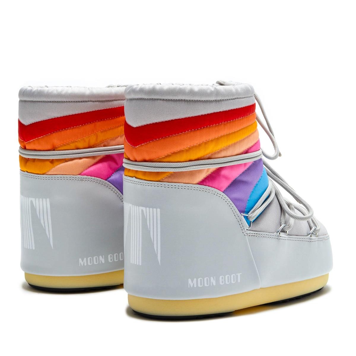 Kadın Bot (Kar) 14094300-001 Moon Boot Icon Low Raınbow Glacier Grey